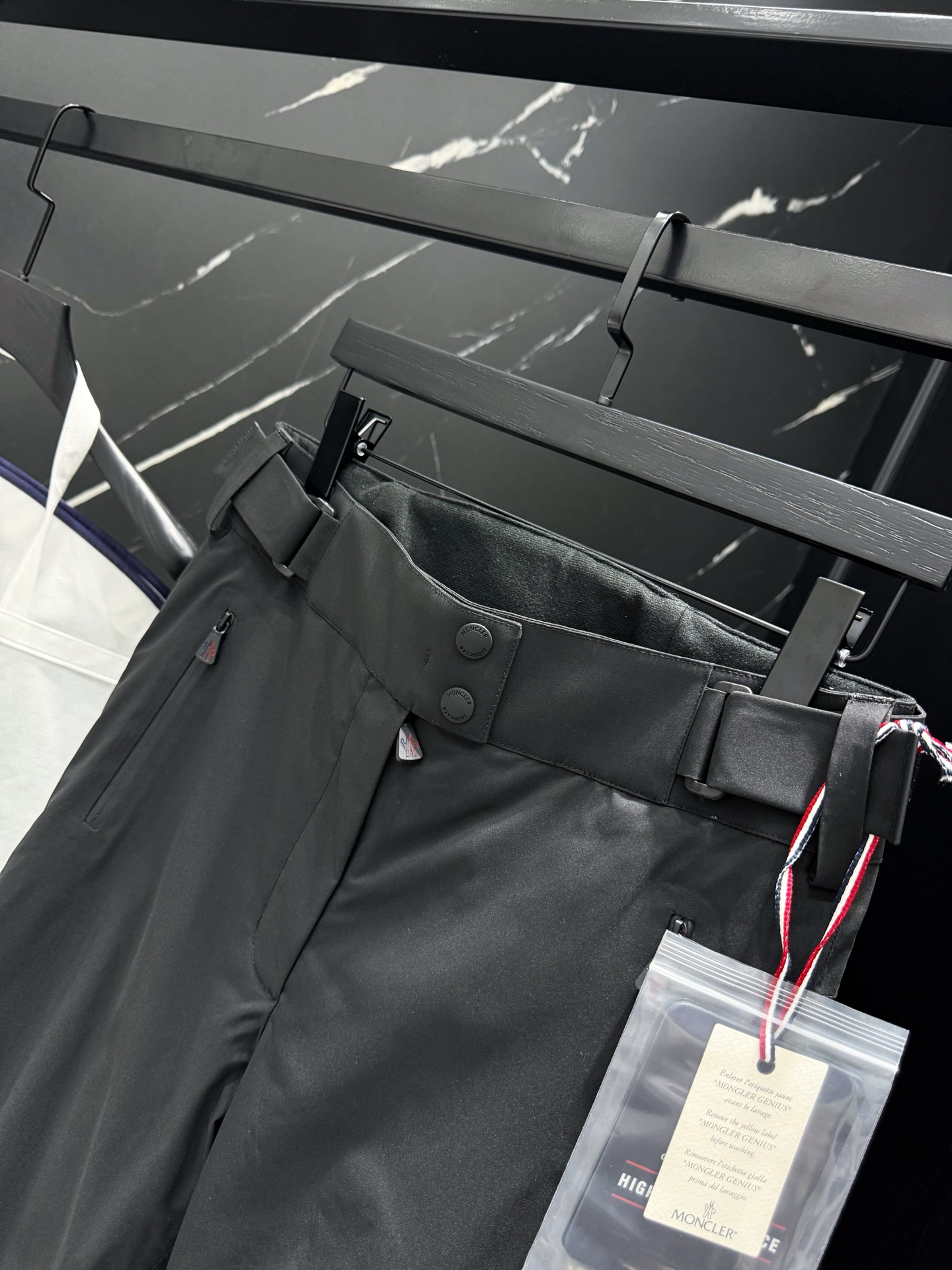 MONCLER Black Ski Pants - Waterproof and Windproof Winter Outdoor Trousers 4 i1758899649506 1167 0 3