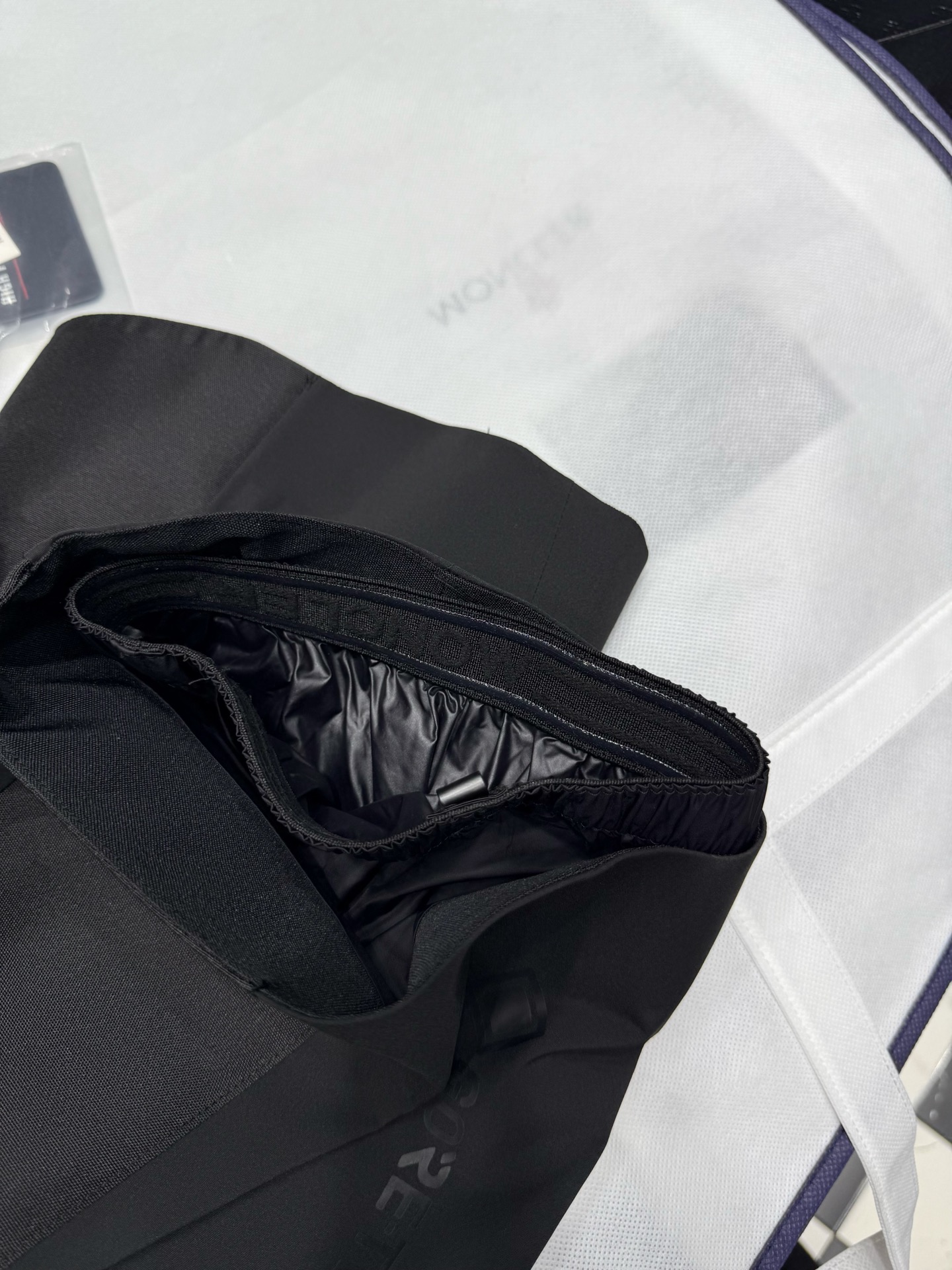 MONCLER Black Gore-Tex Ski Pants | Waterproof & Breathable Outdoor Trousers 2 i1758899685818 5446 0 1