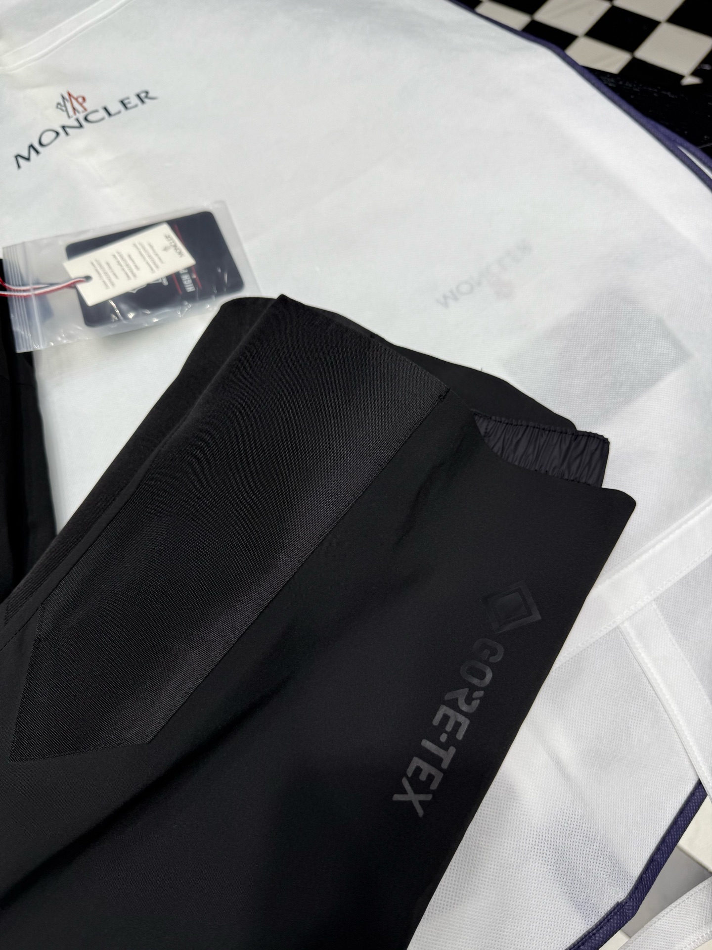 MONCLER Black Gore-Tex Ski Pants | Waterproof & Breathable Outdoor Trousers