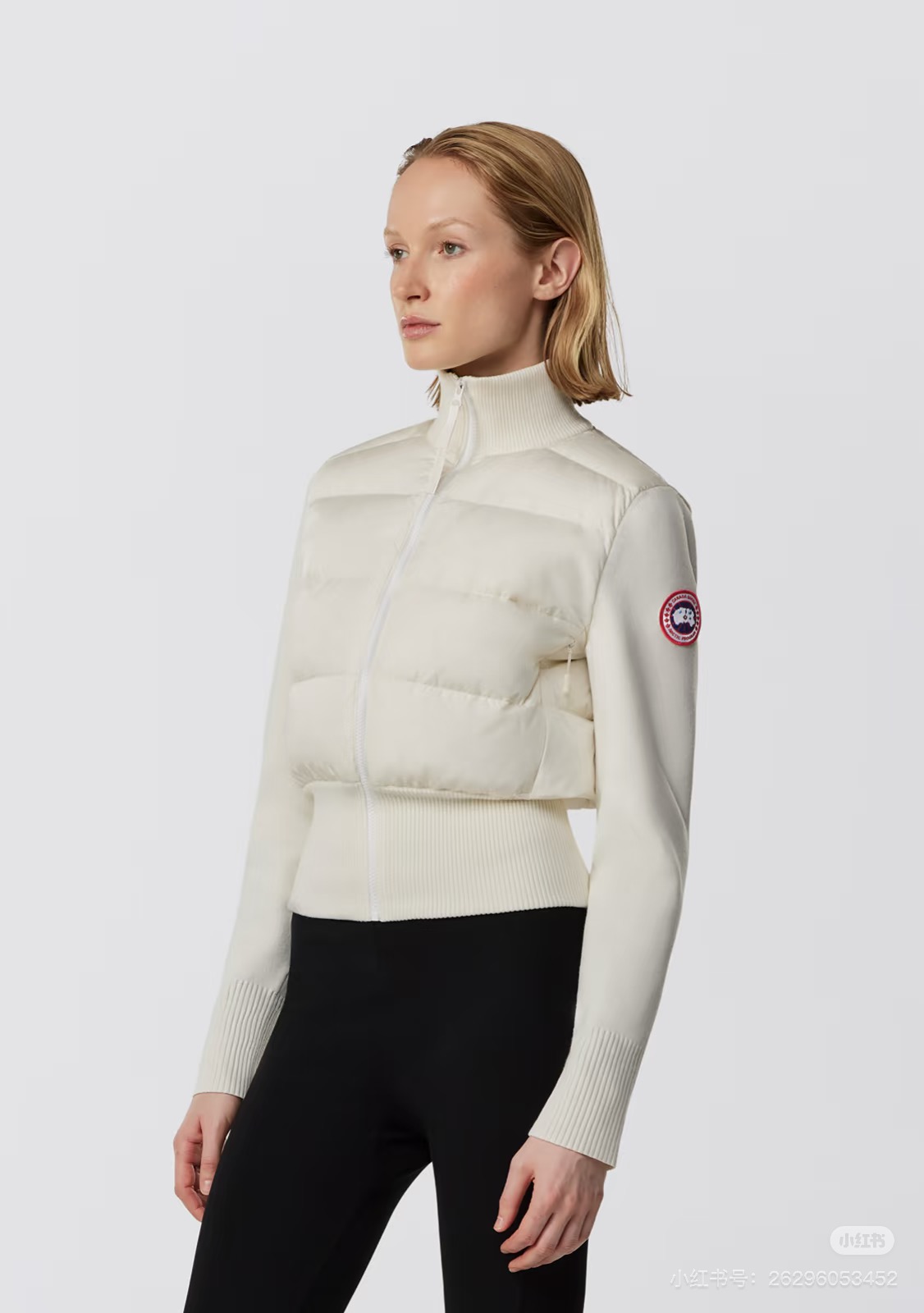 Canada Goose Cropped Padded Wool Jacket - Stylish & Warm Outerwear for Women