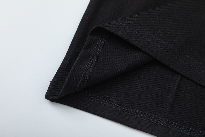 Cotton Fabric Men’s Shirt in Black and White, Various Sizes Available - 图片 9