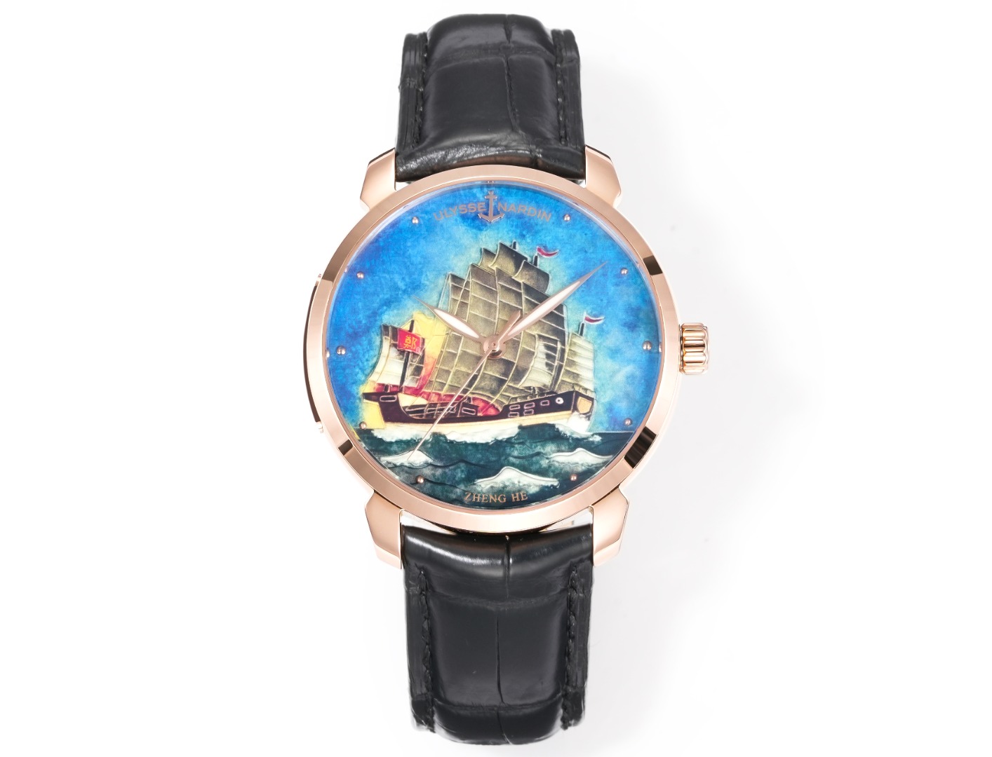 [ULYSSE NARDIN Watches]Athens Ulysses Nardin Gilded Series Zheng He Treasure B