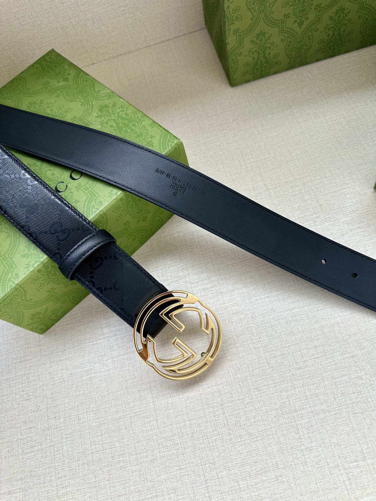 Authentic 4.0cm Gucci Male Belts & Modern GG Accessories from Marmont Series. - 图片 7