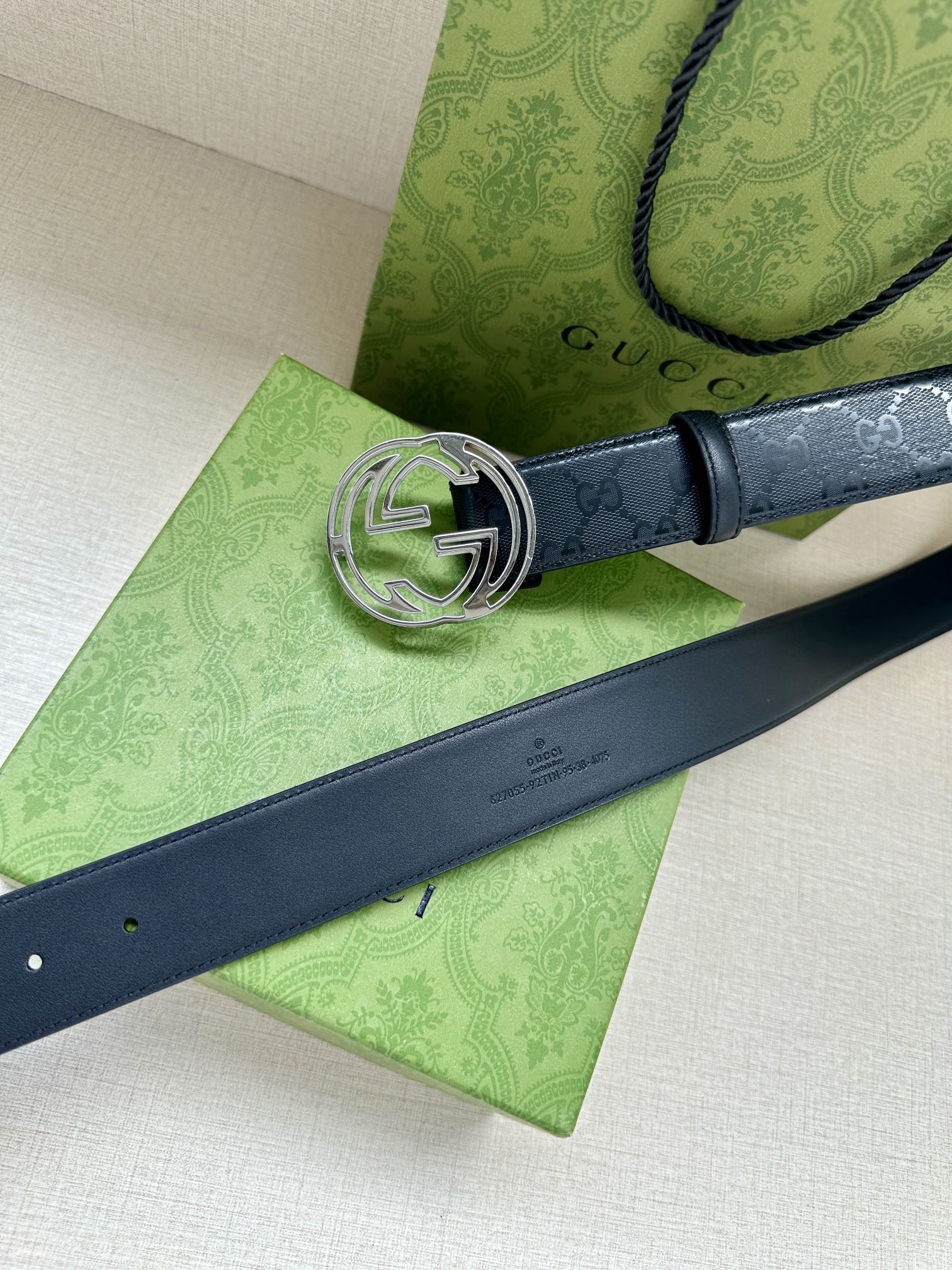 Authentic 4.0cm Gucci Male Belts & Modern GG Accessories from Marmont Series. - 图片 4