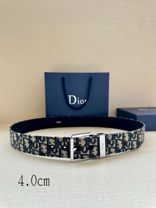 Dior Oblique Canvas Belt, 40mm - Adjustable & Stylish Accessory for Men