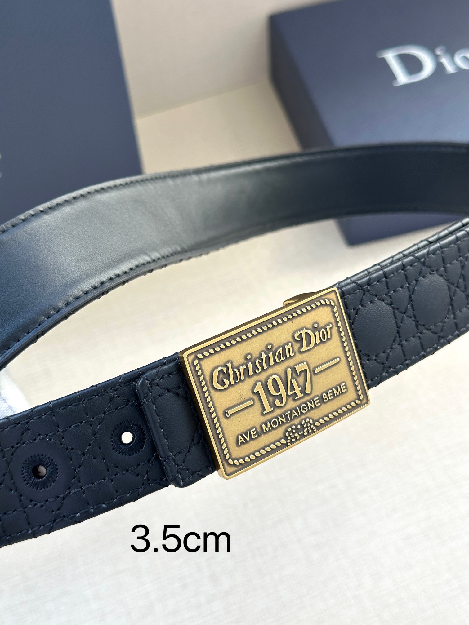 Dior Style Black Leather Men's Belts Lookbook Reference image 2
