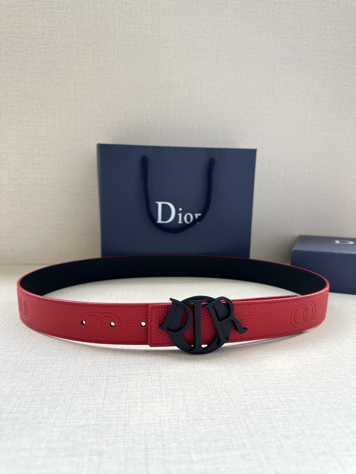 Dior Style Black Leather Men's Belts Lookbook Reference image 1