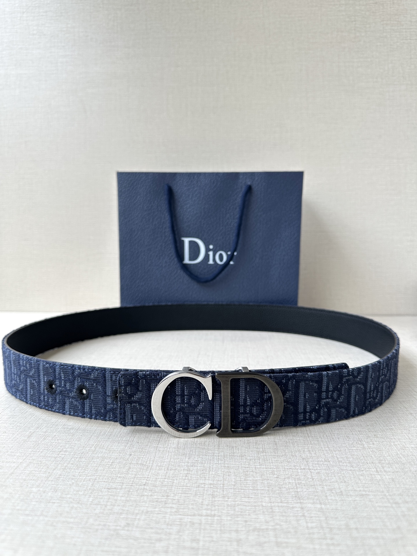 Dior Style Black Leather Men's Belts Lookbook Reference image 1