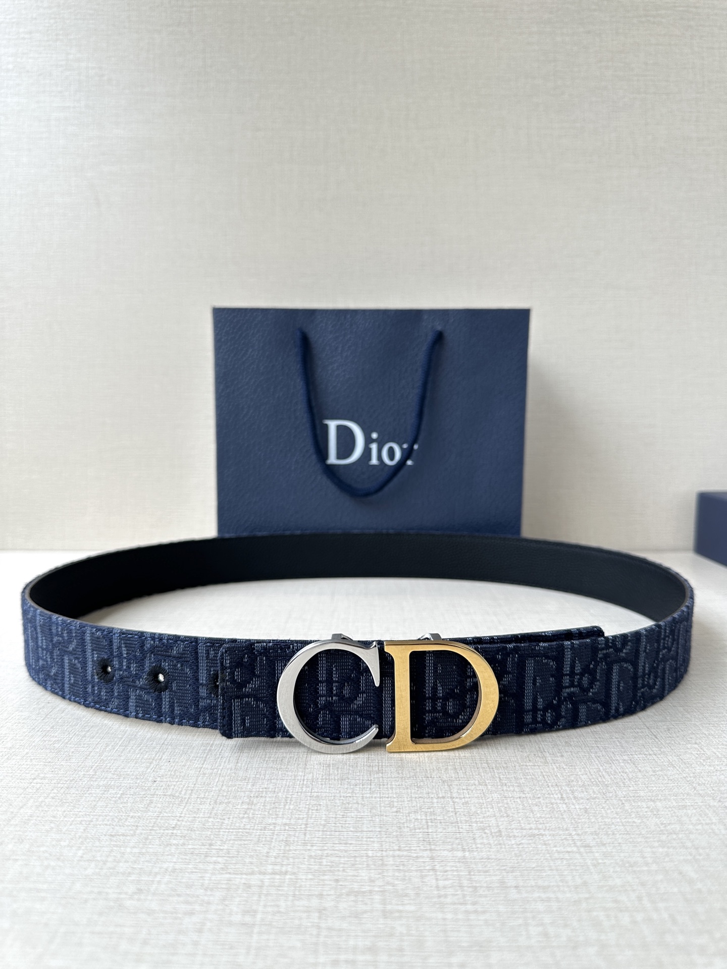 Dior Style Black Leather Men's Belts Lookbook Reference image 1