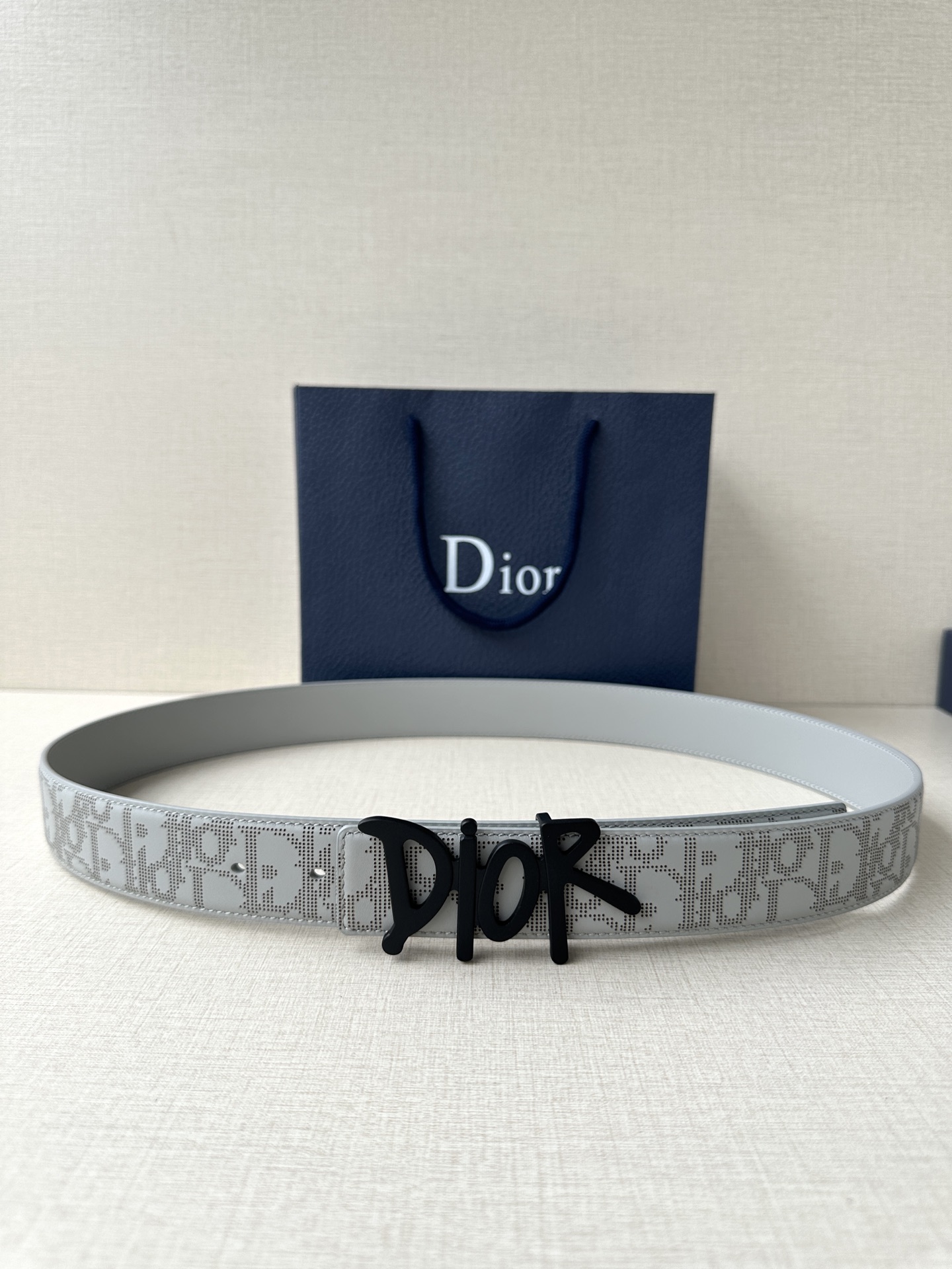 Dior Style Black Leather Men's Belts Lookbook Reference image 1