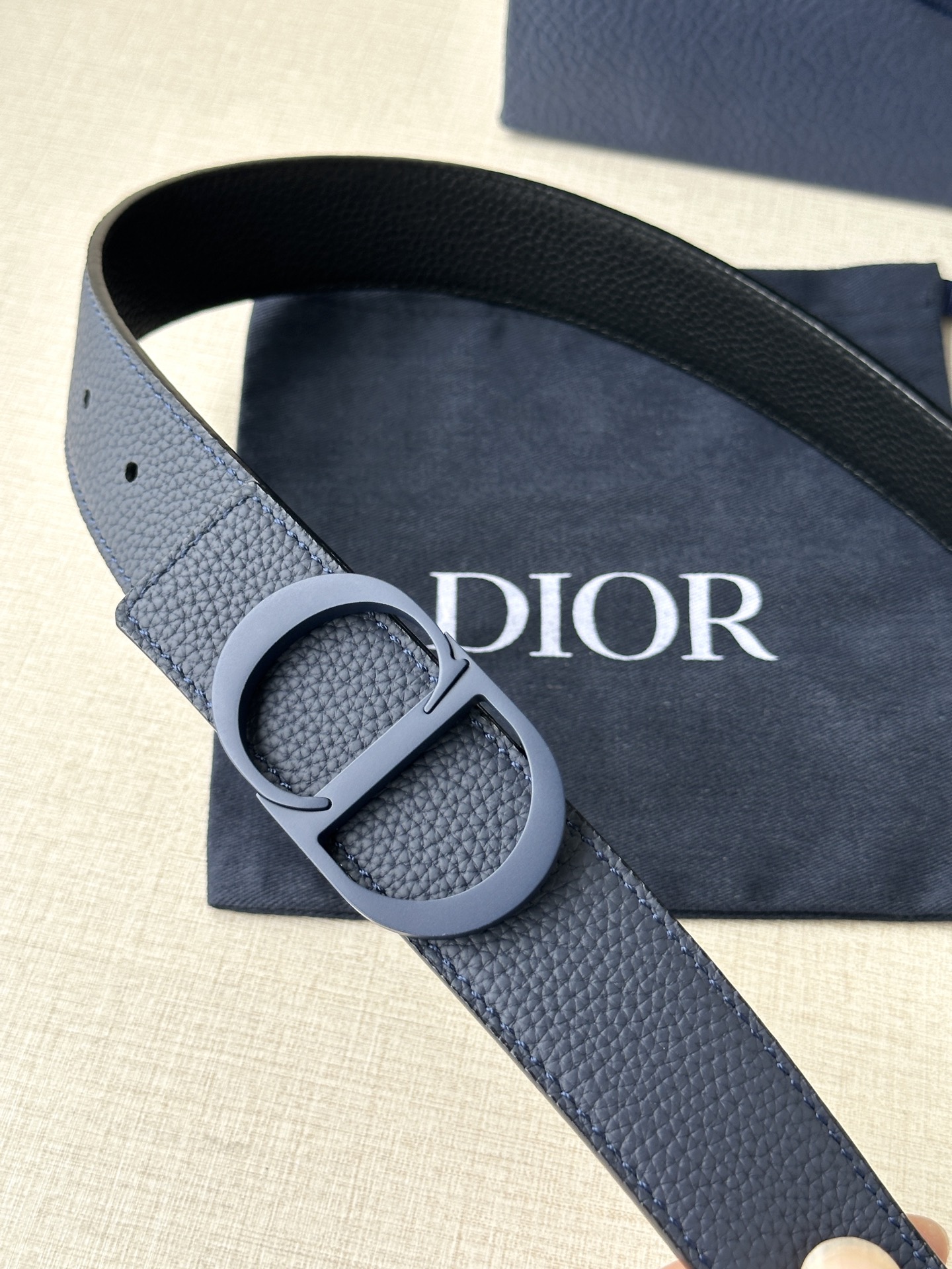 Real-Grade DIOR Belt: Elegant 3.5 cm Width with CD Icon Logo in Green - 图片 2
