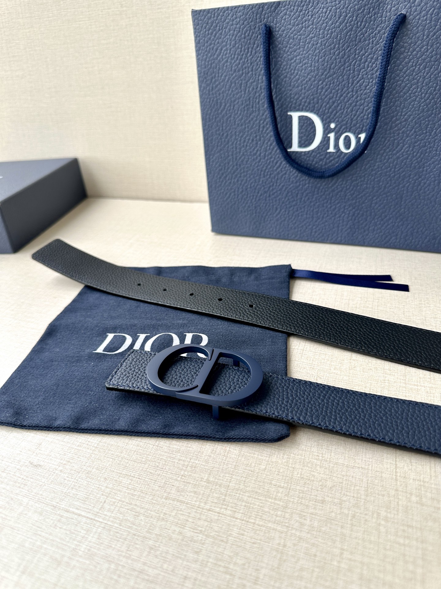 Real-Grade DIOR Belt: Elegant 3.5 cm Width with CD Icon Logo in Green - 图片 6