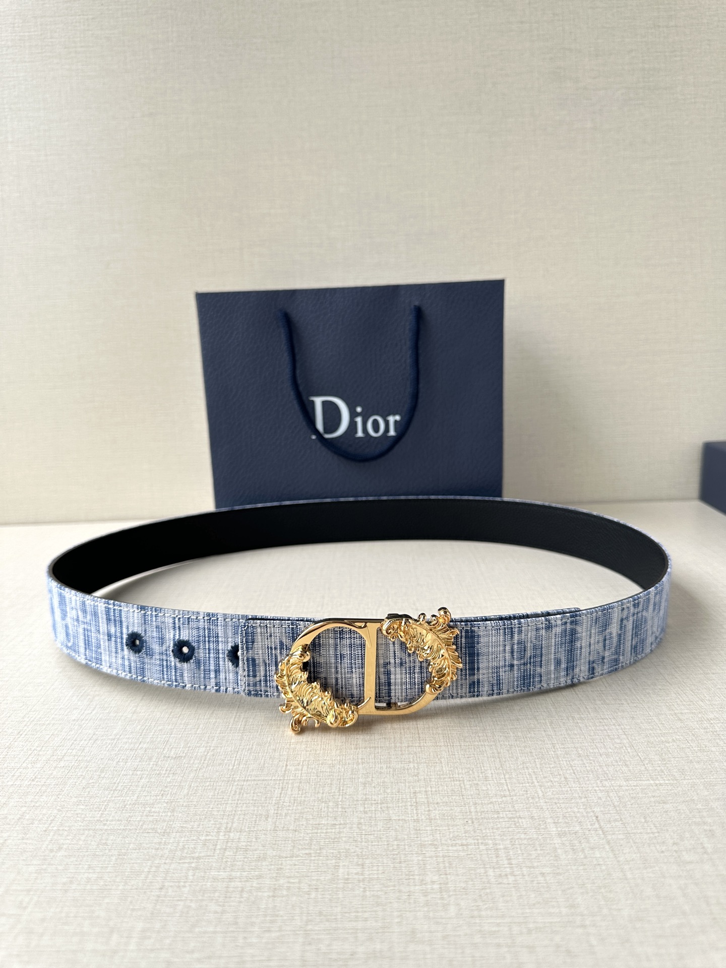 Dior Style Black Leather Men's Belts Lookbook Reference image 1