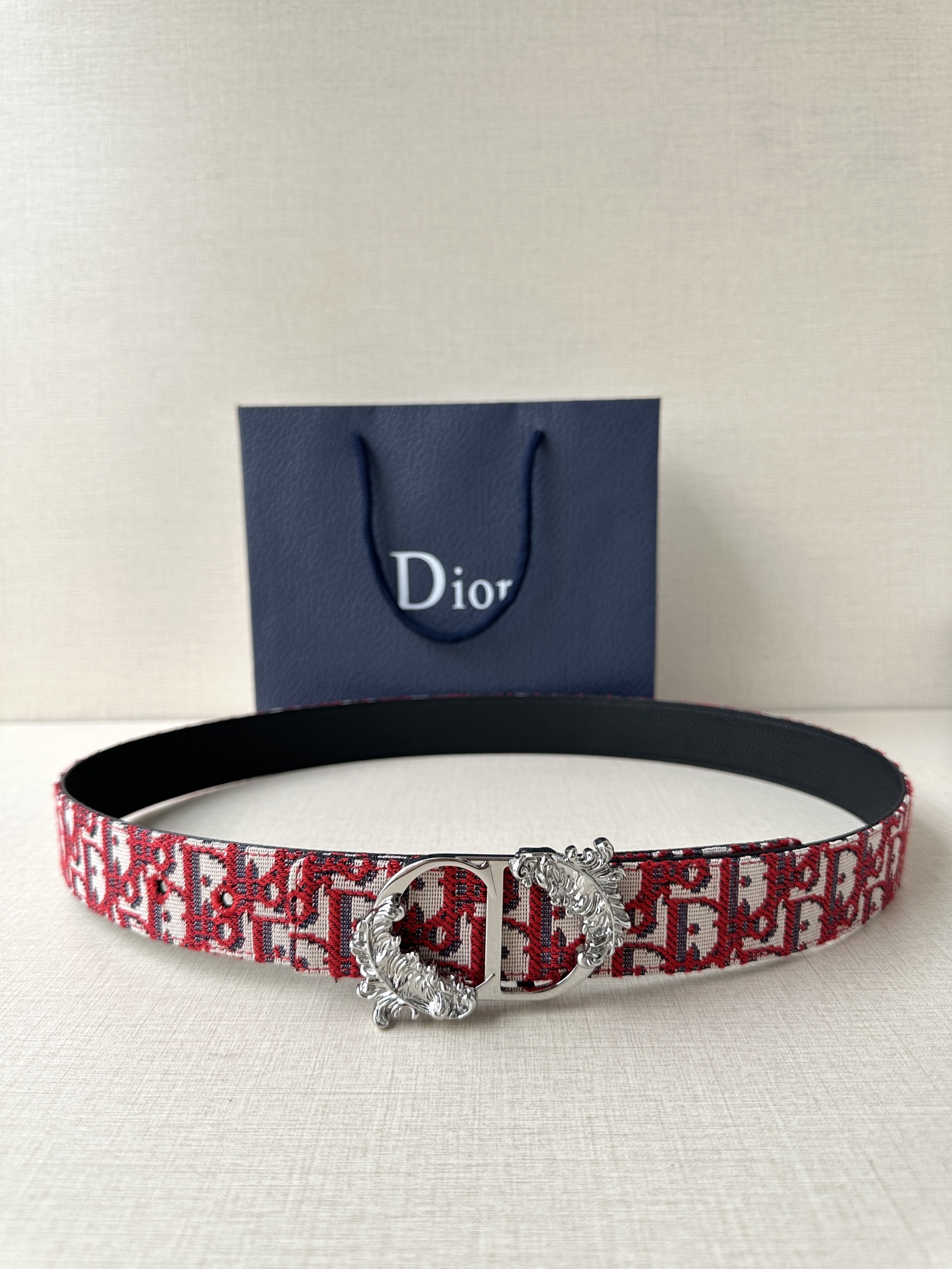 Dior Style Black Leather Men's Belts Lookbook Reference image 1