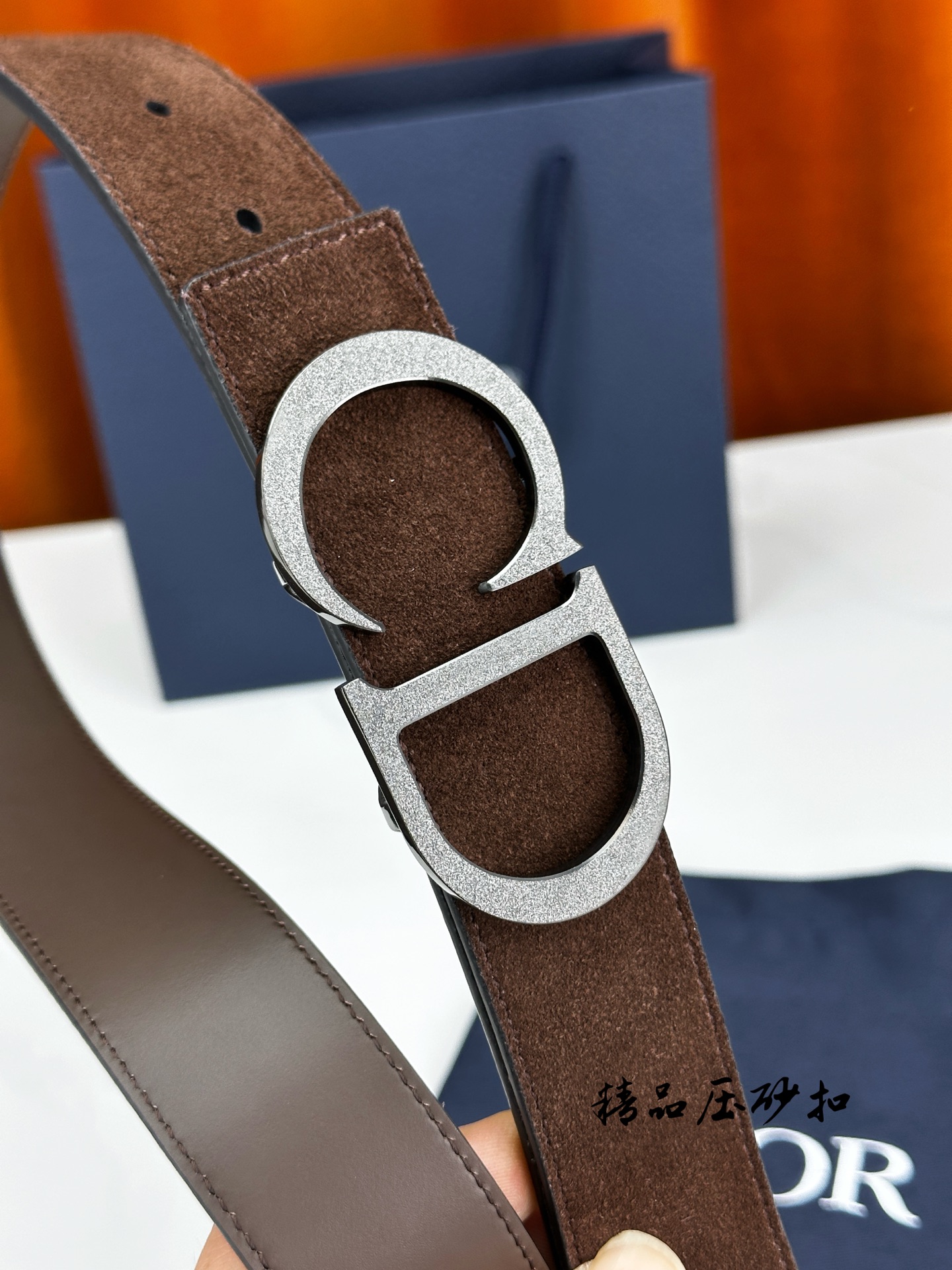 Dior Style Leather Men's Belts Lookbook Reference image 2
