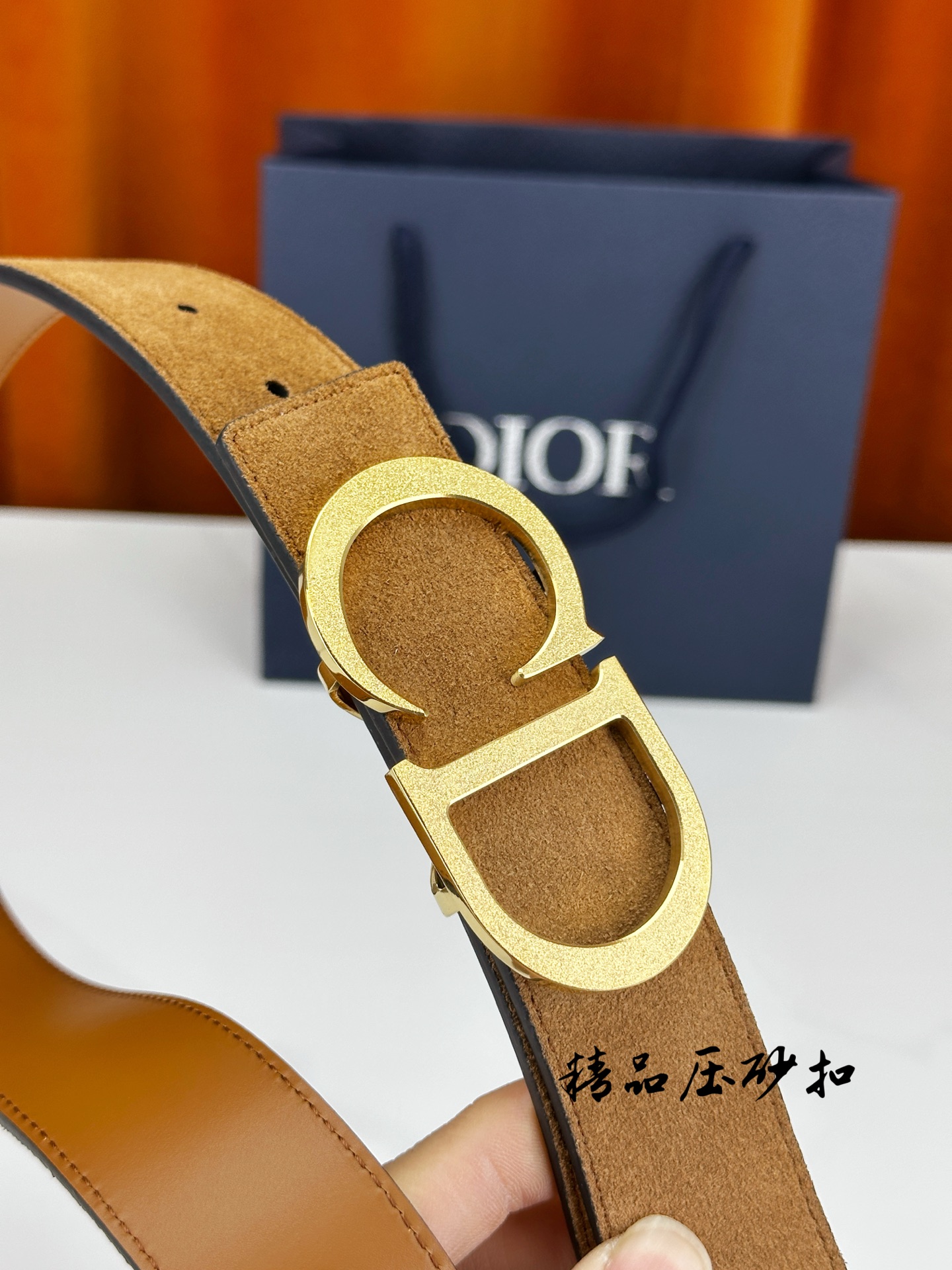 Dior Style Leather Men's Belts Lookbook Reference image 2