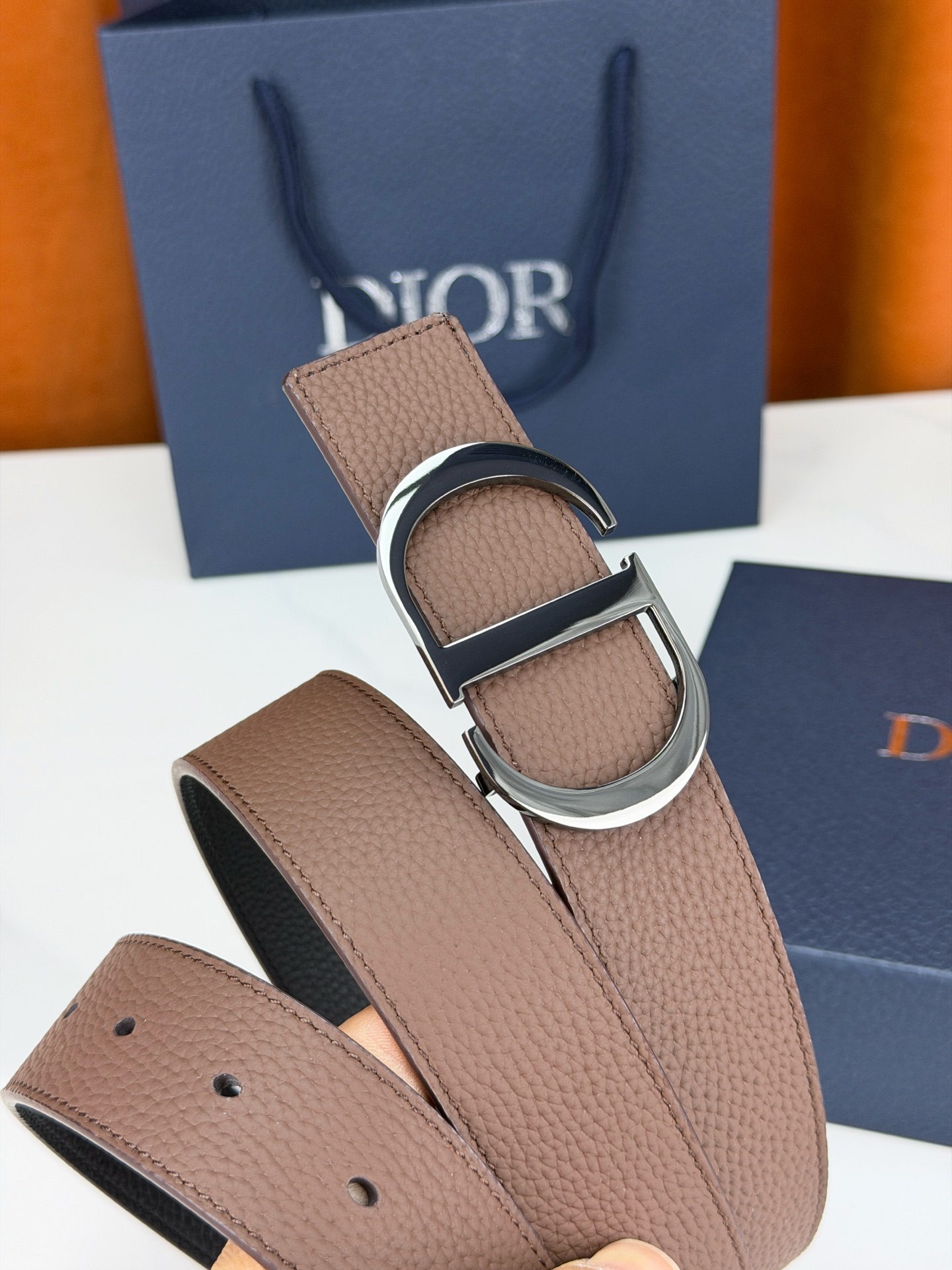Dior宽度3.5cm双面腰带 甄选荔枝纹牛皮-Chinese wholesaler seller Clothes Bags handbags wholesale Shoes High Quatity wholesaler seller Cheap Sneakers from China Factory Chinese suppliers china wholesale clothing wholesaler seller Dior宽度3.5cm双面腰带 甄选荔枝纹牛皮