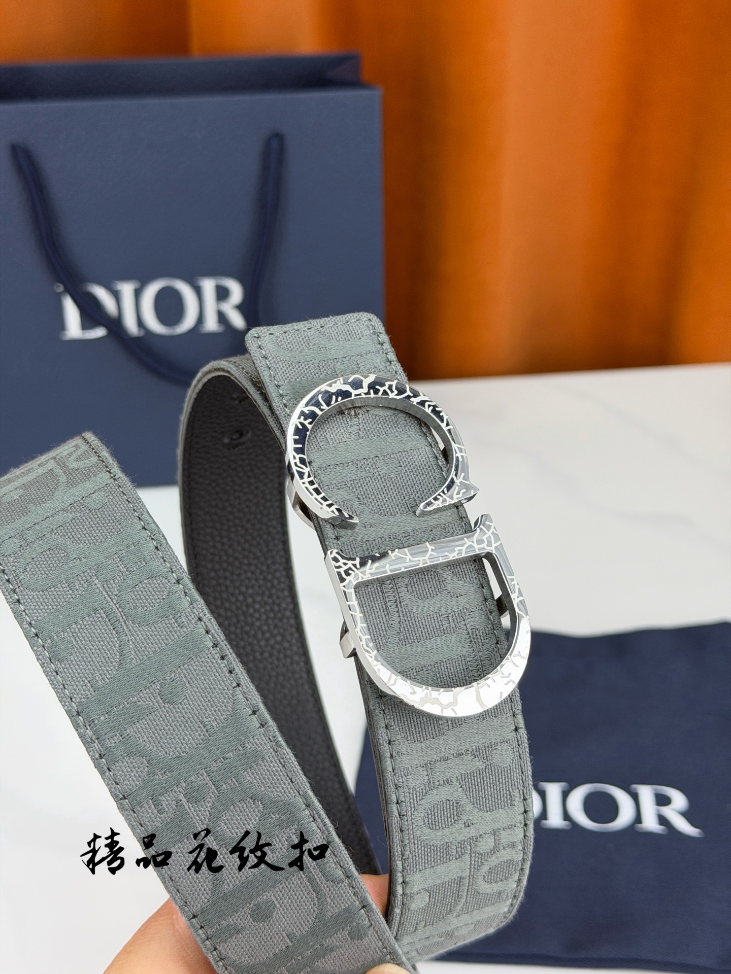 Dior 宽度3.5cm双面腰带 老花提花帆布搭配荔枝纹皮革-Chinese UA Cheap High Quatity Brand Clothes Bags handbags Sneakers wholesale wholesaler seller from China Factory suppliers Fashion Clothing Shoes best Quality Beautiful Price Dior 宽度3.5cm双面腰带 老花提花帆布搭配荔枝纹皮革