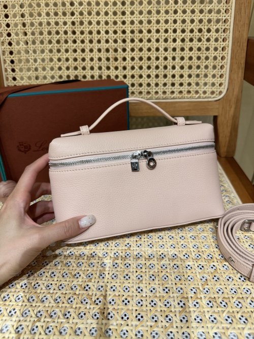 L19 Extra Pocket Handbag, Italian Leather, Crossbody Bag, Marble Pink 1 L19 Extra Pocket Handbag, Italian Leather, Crossbody Bag, Marble Pink