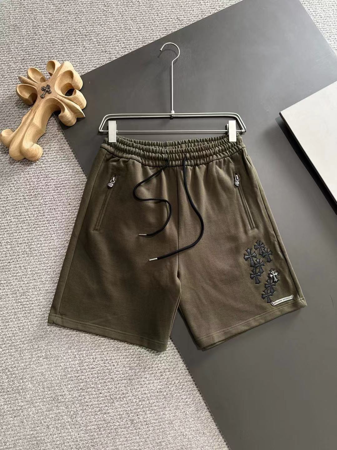 Chrome Hearts Clothing Pants & Trousers Black Green Grey