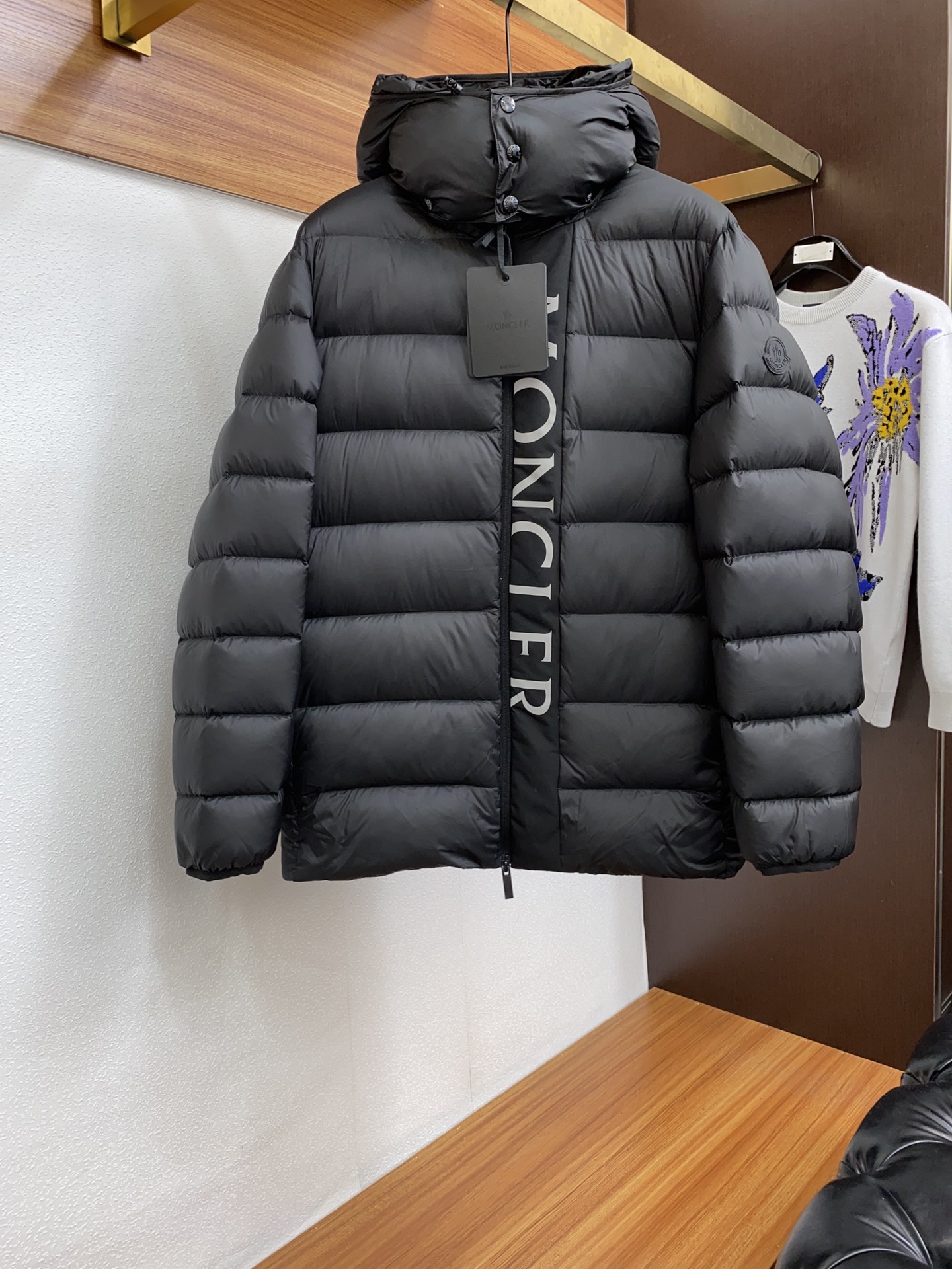 Moncler Clothing Down Jacket White Unisex Goose Down Fall/Winter Collection