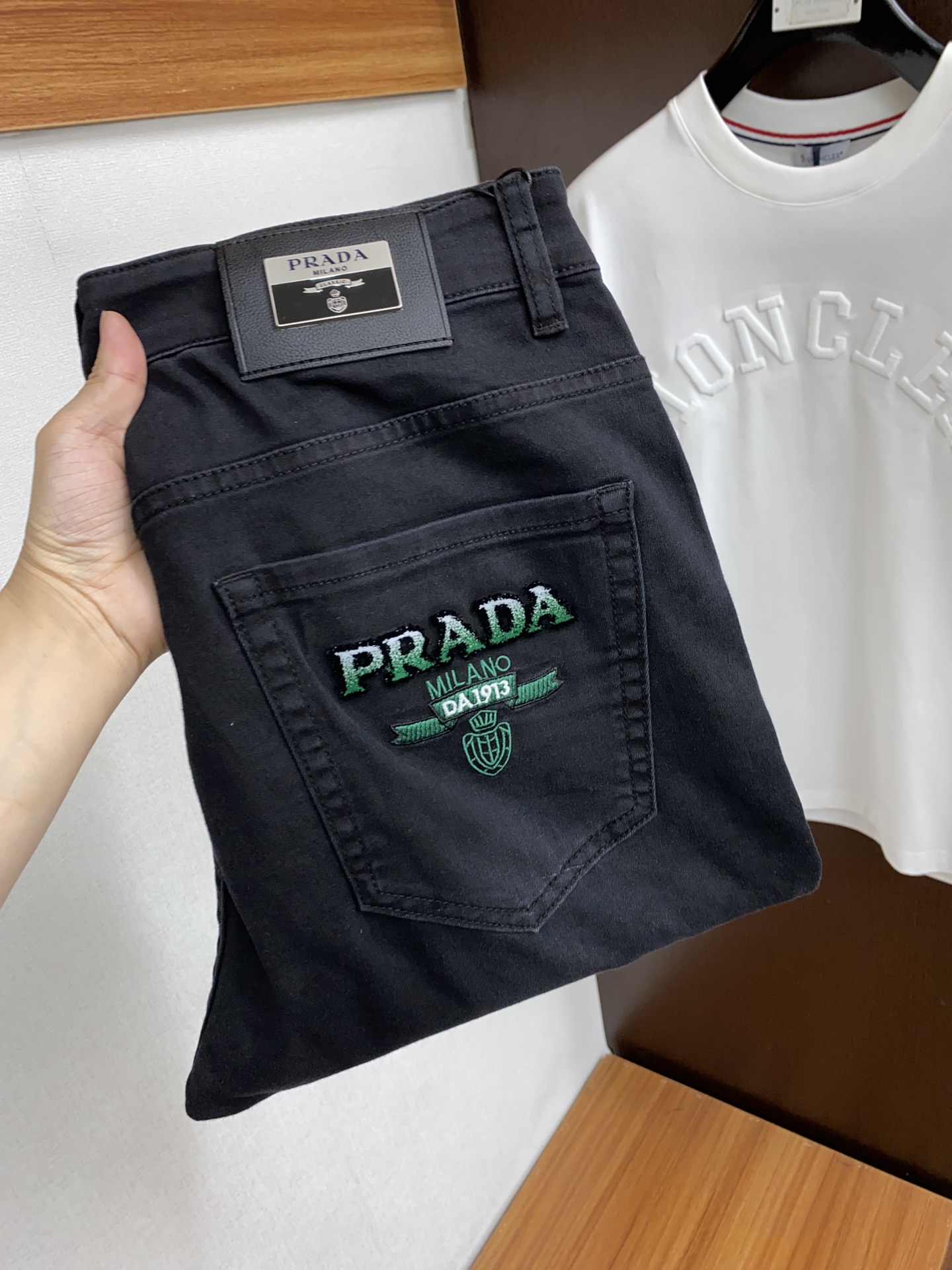 Prada Ropa Vaqueros Hombres Dermis Colección primavera