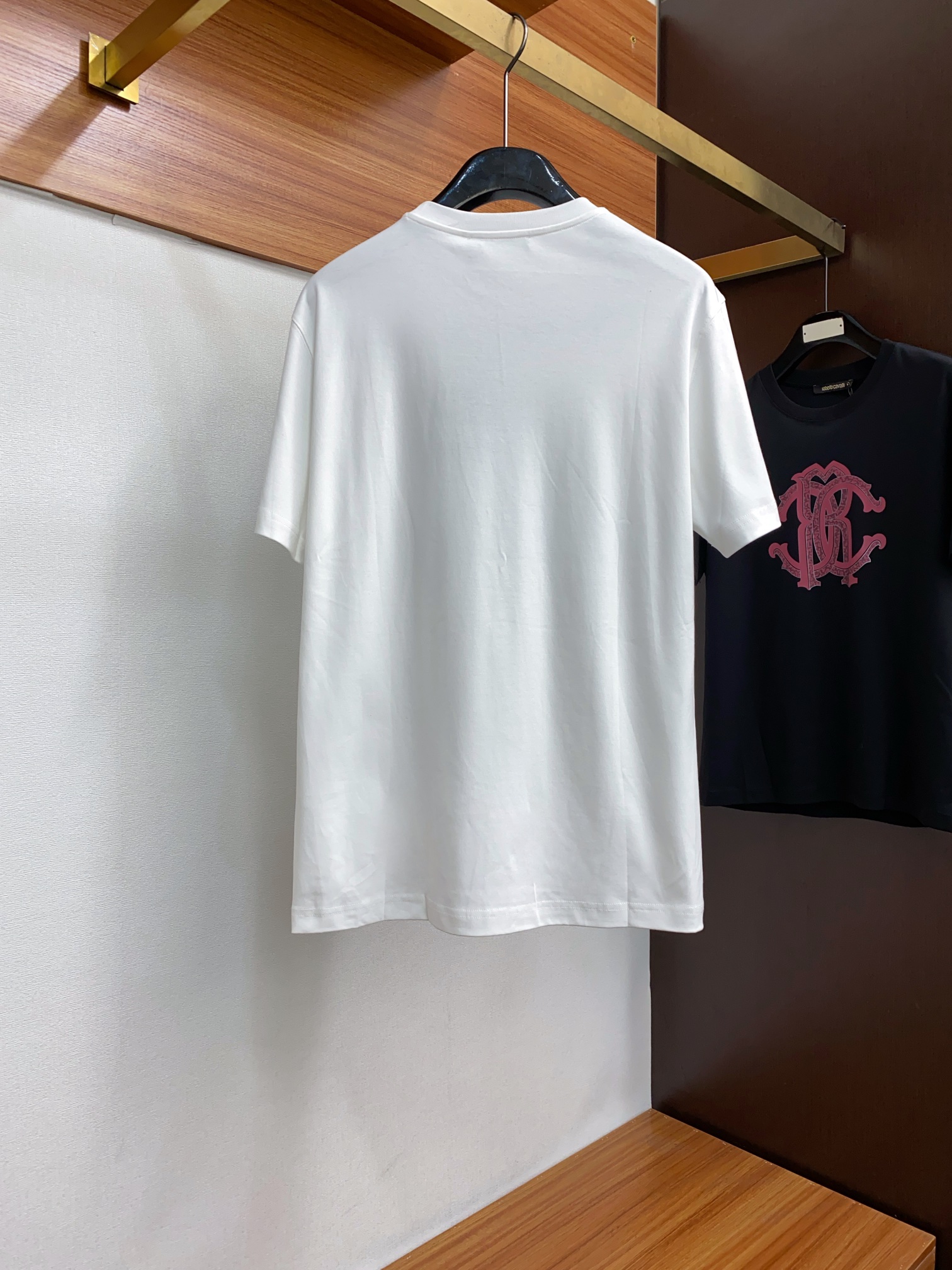 Roberto Cavalli Men's Short Sleeve T-Shirt with Logo - Spring/Summer Collection 10 i1711114246 7398 0