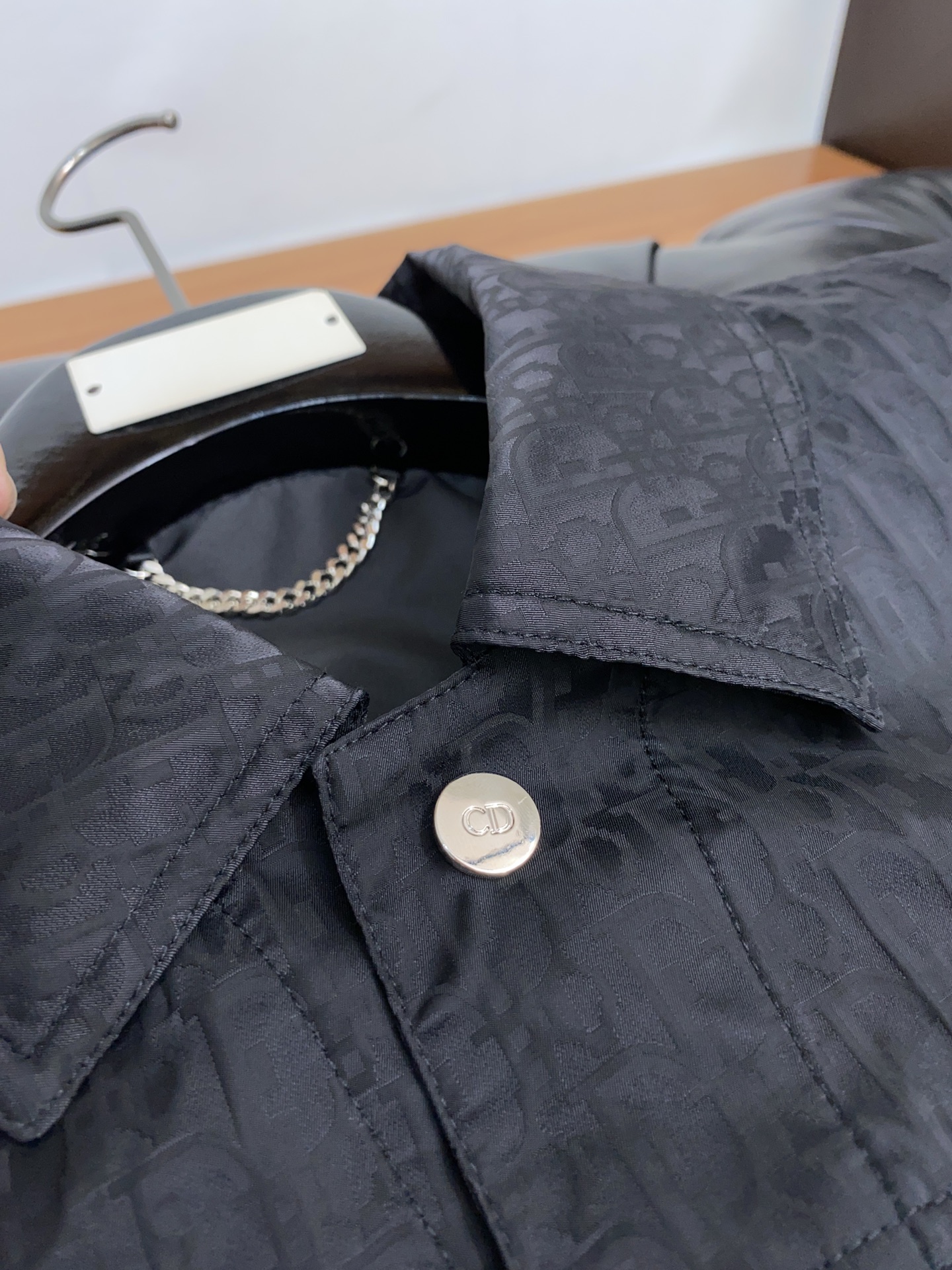 迪奥官网同款提前发售2024ss开春新款男士翻领夹克外套高端版本专柜定制面料透气舒适度高细节无可挑剔品牌