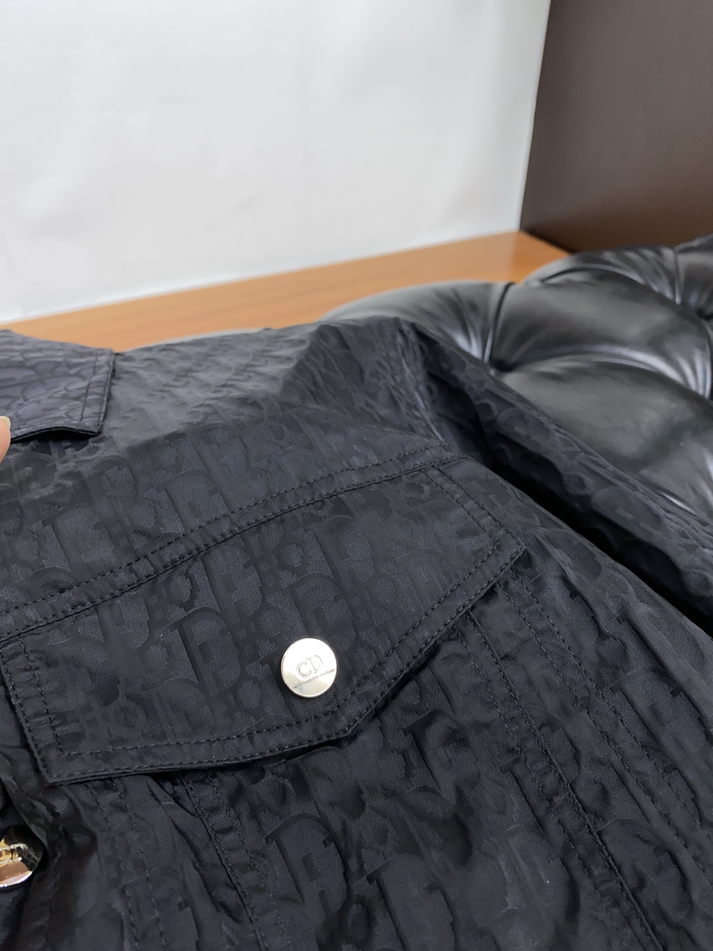 迪奥官网同款提前发售2024ss开春新款男士翻领夹克外套高端版本专柜定制面料透气舒适度高细节无可挑剔品牌