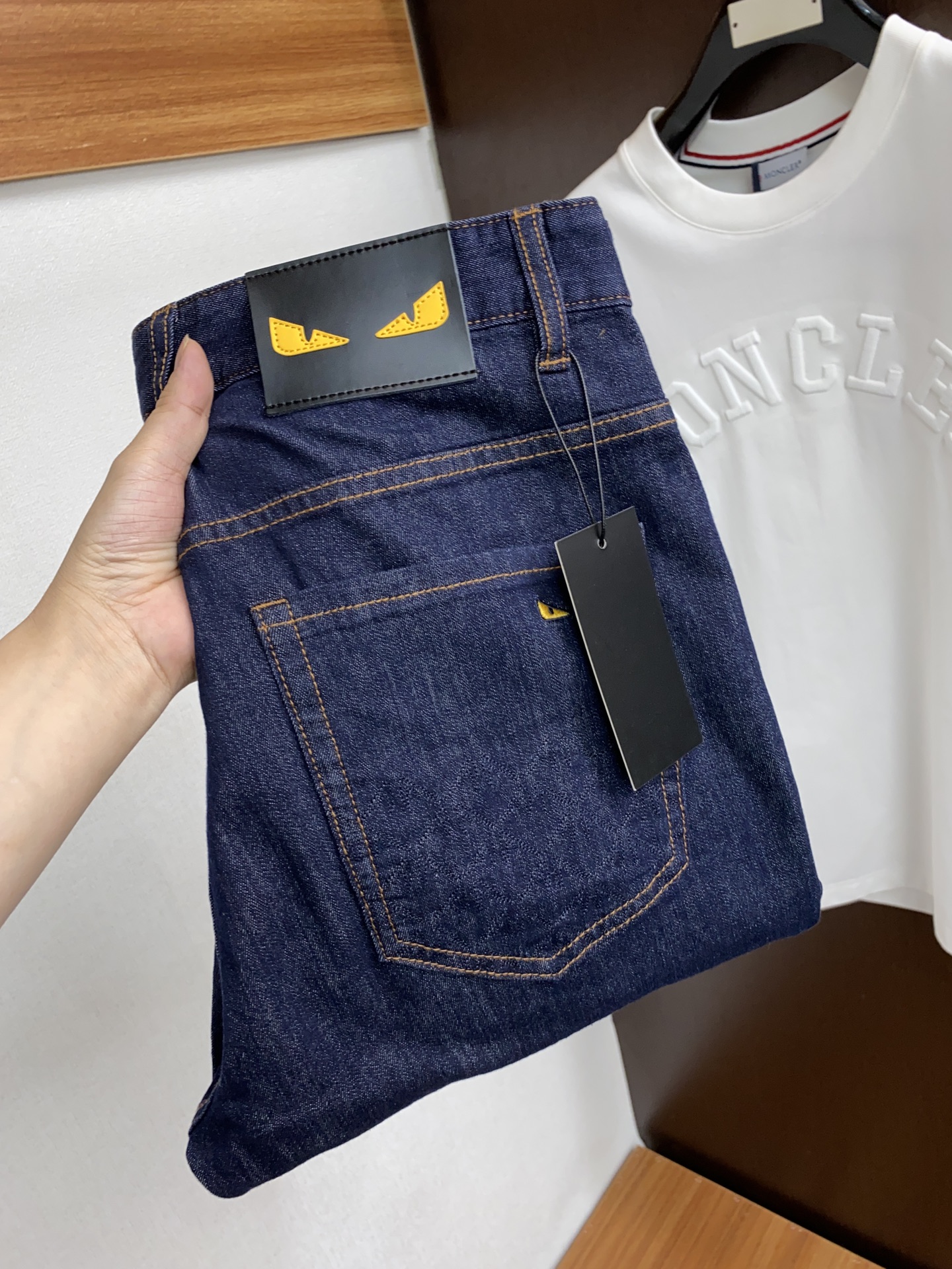 Fendi Imitación
 Ropa Vaqueros Hombres Dermis Colección primavera