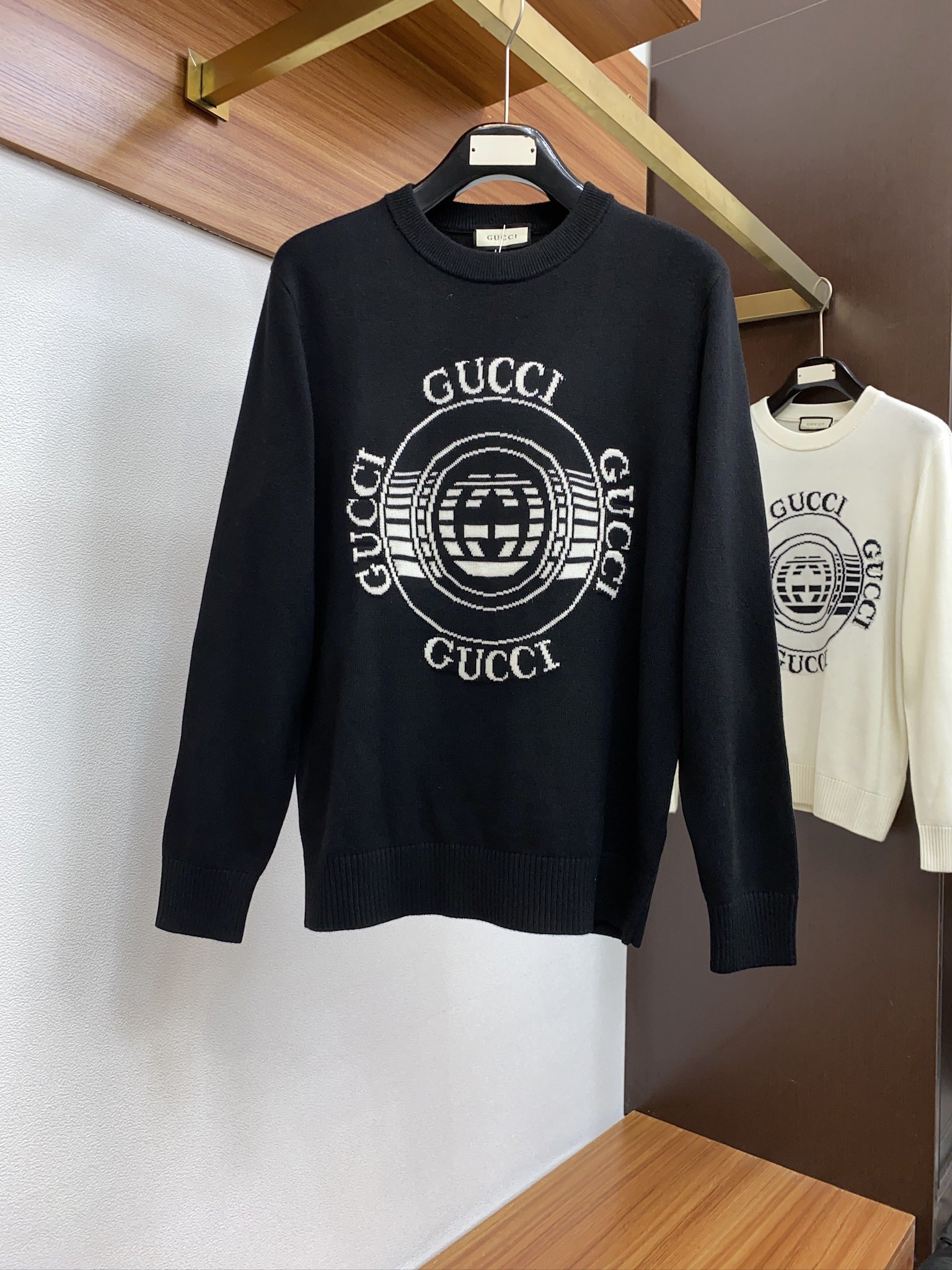 Gucci Abbigliamento Maglione Felpe Replica a 7 stelle italia
 Uomini Lavorazione maglia Seta Lana Collezione Autunno Fashion Casual