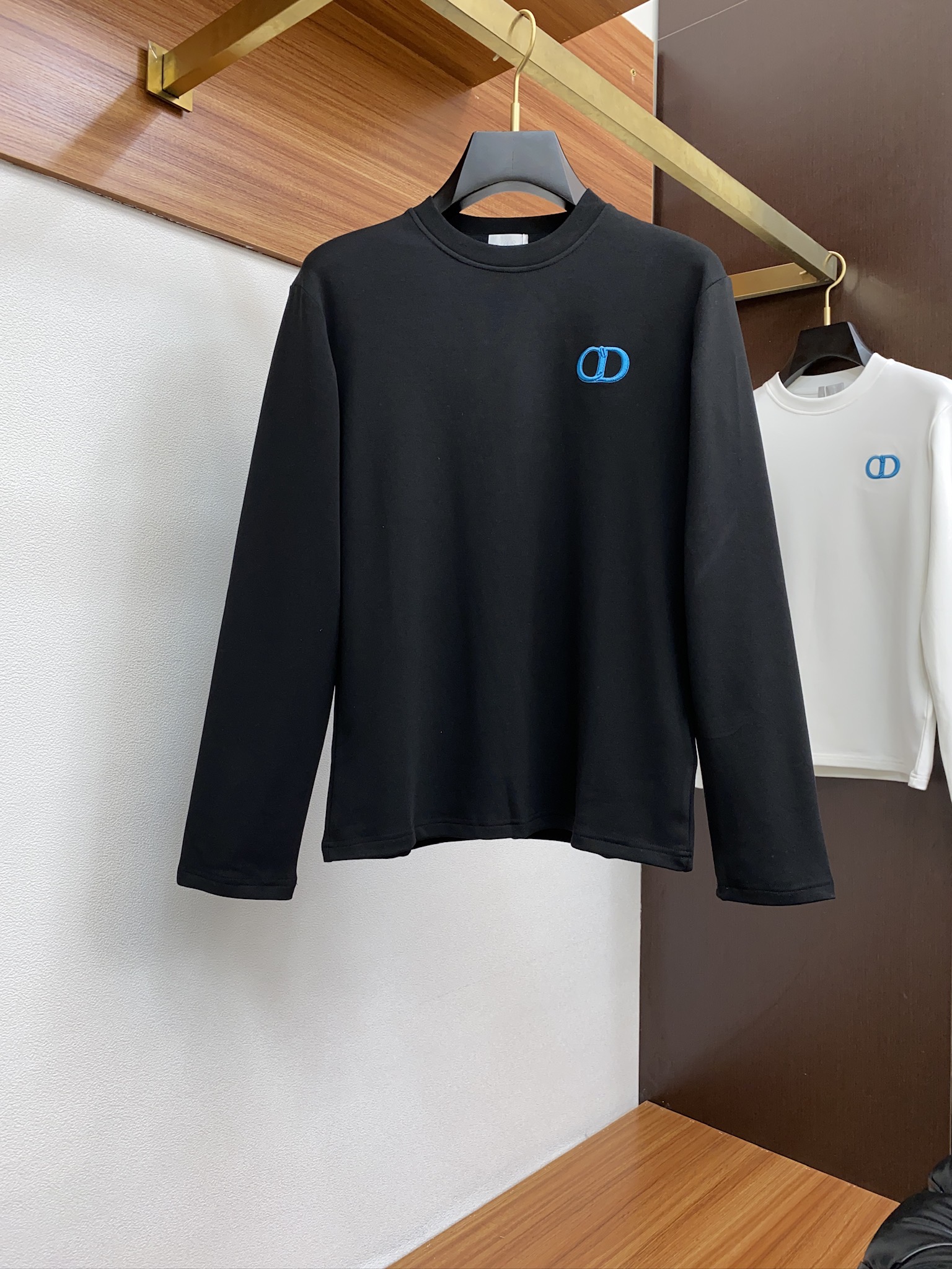 Dior Nieuw
 Kleding T-Shirt Mannen Wol Herfst/winter collectie Fashion Lange mouw