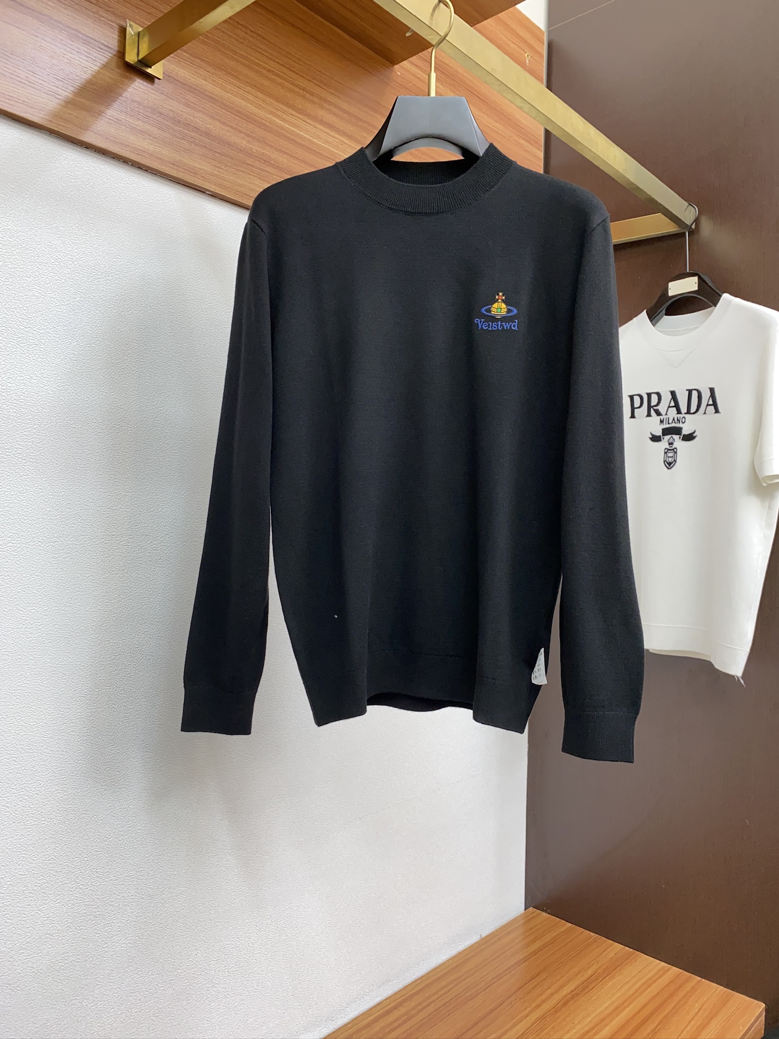 西太后 重磅推荐！2025秋冬新款圆领毛衣 专柜同步 时尚经典基础款百分百羊毛针织衫 秋冬必备款 采用针