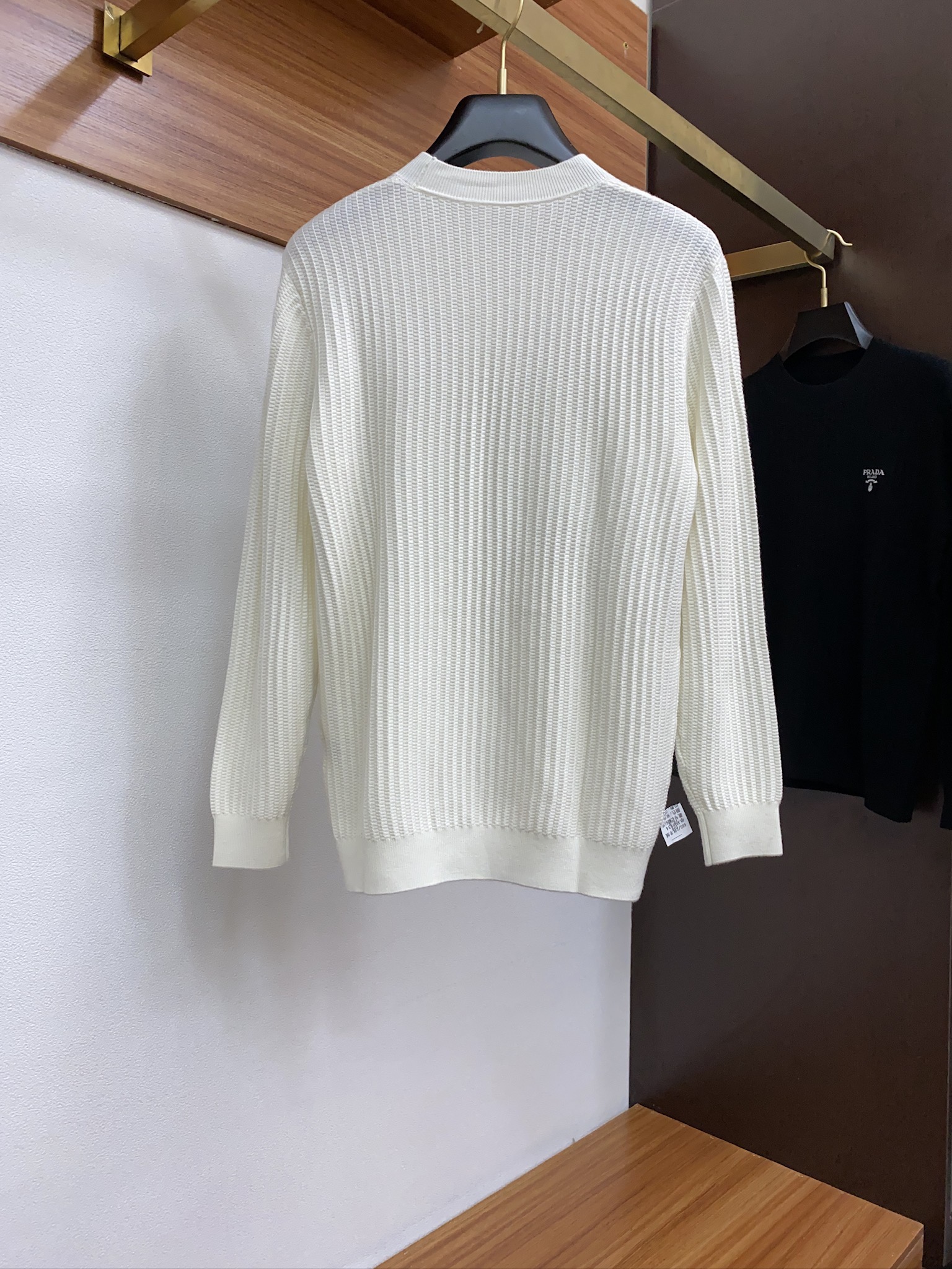 普拉达 重磅推荐！2025aw秋冬新款圆领毛衣 专柜同步 时尚经典基础款百分百羊毛针织衫 秋冬必备款 采