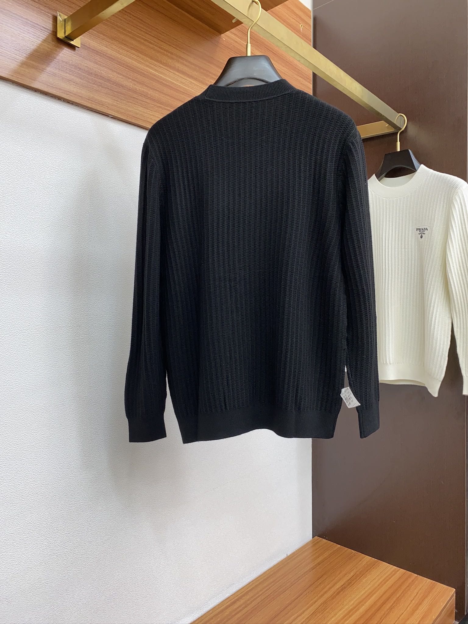 普拉达 重磅推荐！2025aw秋冬新款圆领毛衣 专柜同步 时尚经典基础款百分百羊毛针织衫 秋冬必备款 采