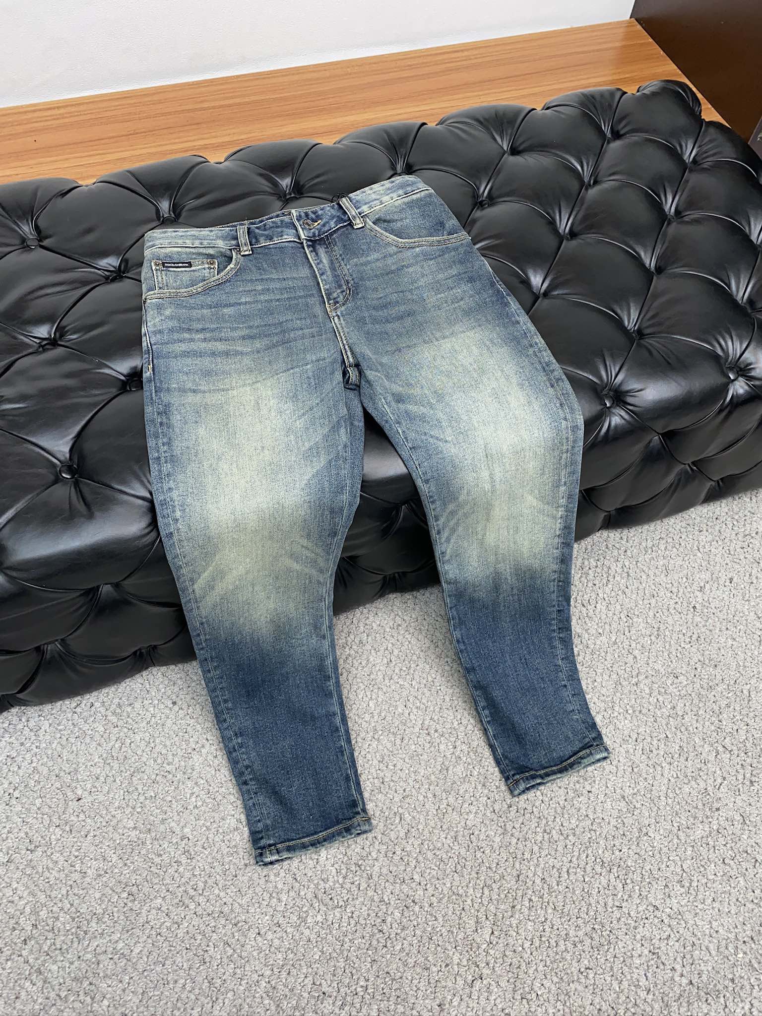  DG 24男士牛仔裤原厂原布原洗水！进口原版水洗弹力面料，复杂的手工艺叠加，任何一个洗水环节多停留几秒
