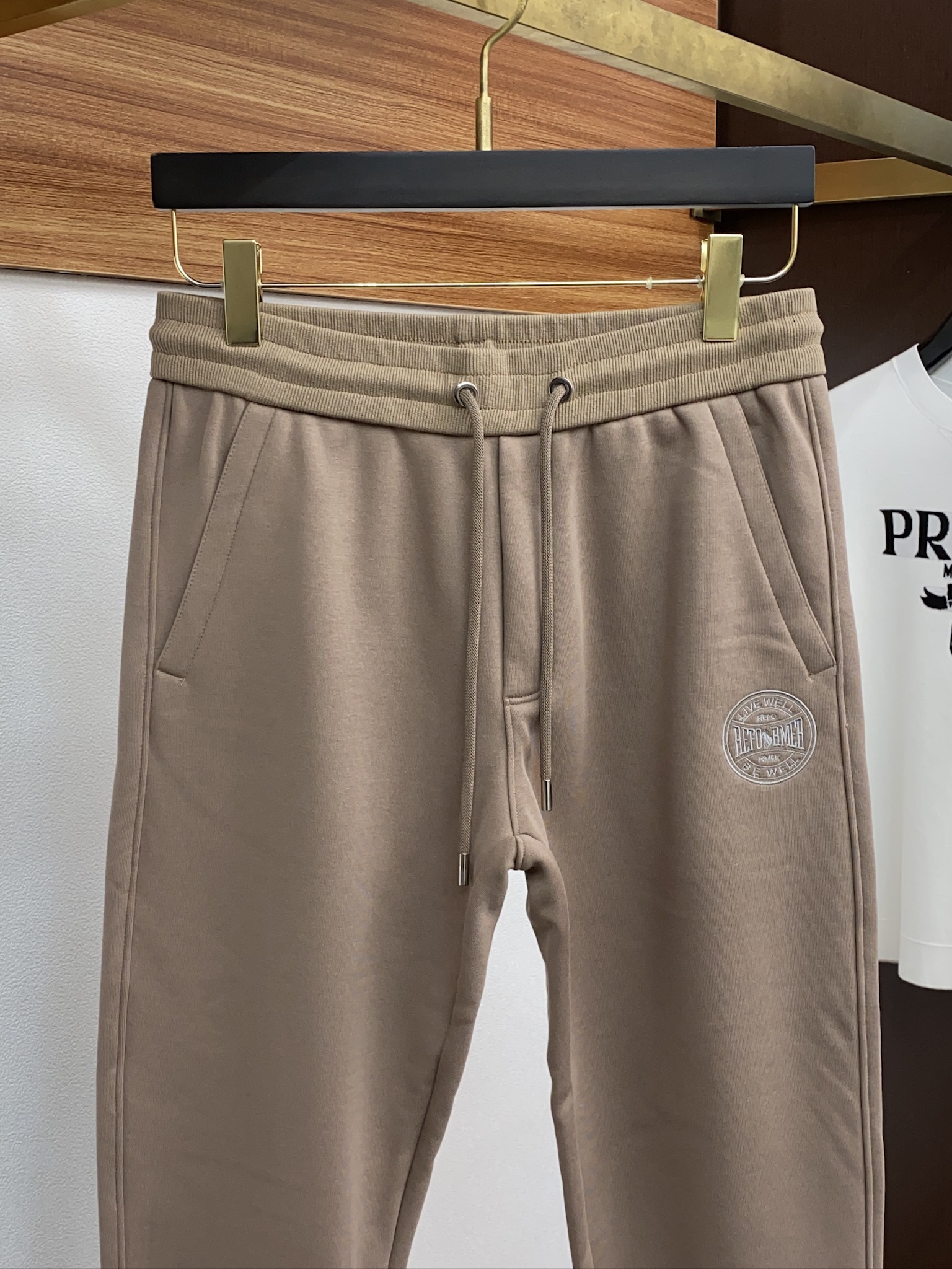 拉夫劳伦 2024秋冬休闲运动裤 客供纯棉面料，面料底部复合加绒 面料加厚保暖性强，不易皱，垂度好，质感