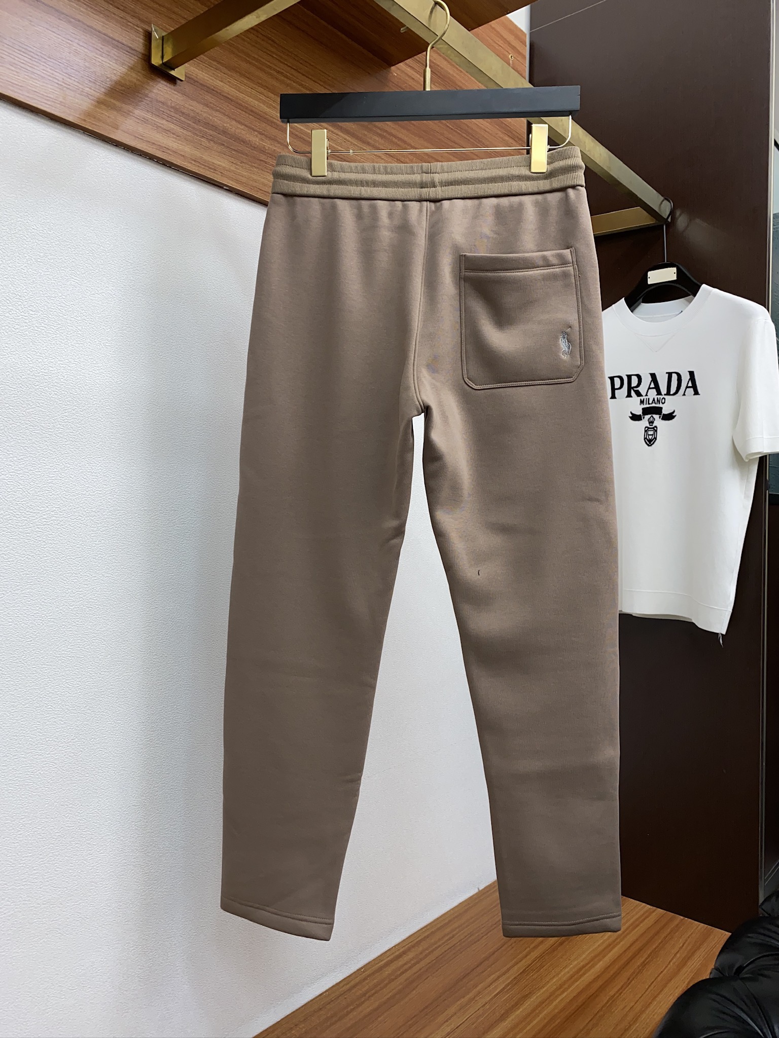 拉夫劳伦 2024秋冬休闲运动裤 客供纯棉面料，面料底部复合加绒 面料加厚保暖性强，不易皱，垂度好，质感