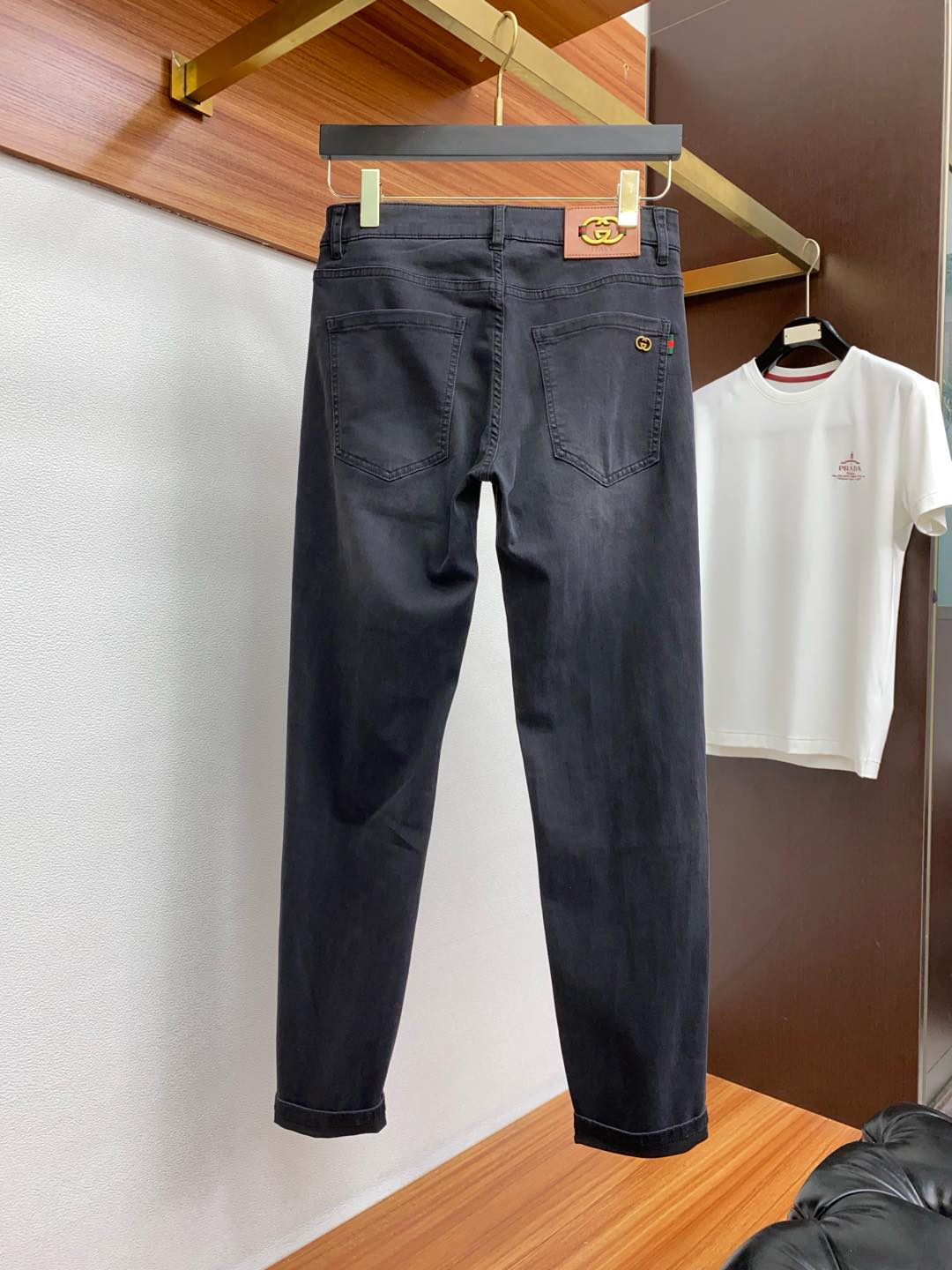  古奇 25春夏新品 修身原单男士水洗牛仔裤纯血统品 每季必出的类型，无需质疑的热卖王牌单品，符合四季最