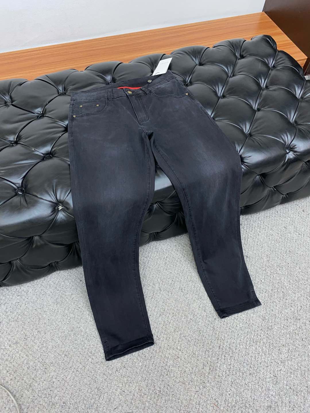  古奇 25春夏新品 修身原单男士水洗牛仔裤纯血统品 每季必出的类型，无需质疑的热卖王牌单品，符合四季最