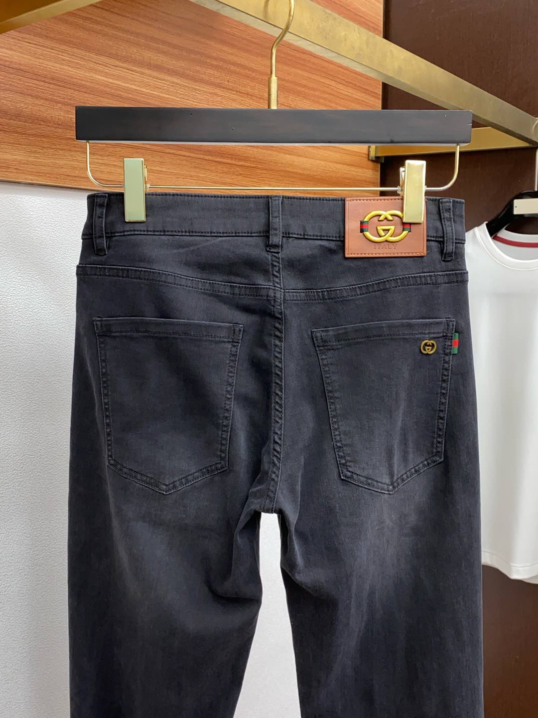  古奇 25春夏新品 修身原单男士水洗牛仔裤纯血统品 每季必出的类型，无需质疑的热卖王牌单品，符合四季最