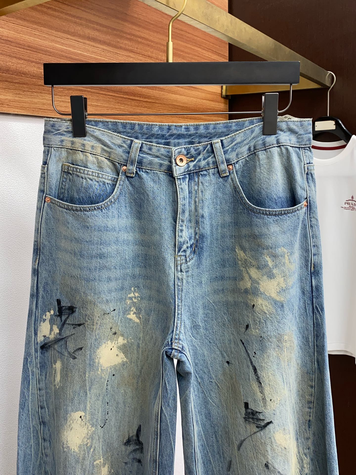  巴黎世家 2024SS早春 新品 原单男士水洗阔腿牛仔裤纯血统品 G柜5800
每季必出的类型，无需质