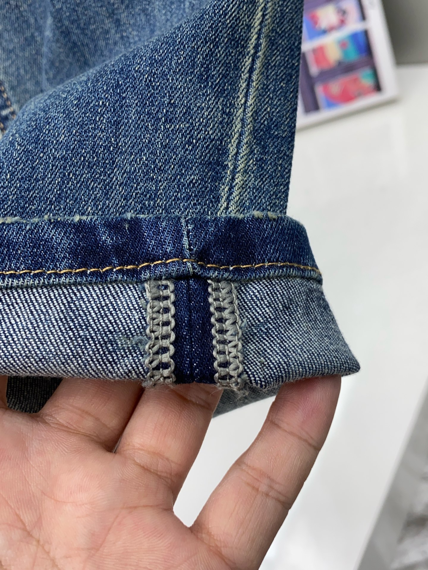 P678 VT 2025SS Men’s Jeans: Original Pure Blood Style, Unmatched Sales Success, Crafty Aesthetics, Japanese Fabric. - 图片 6