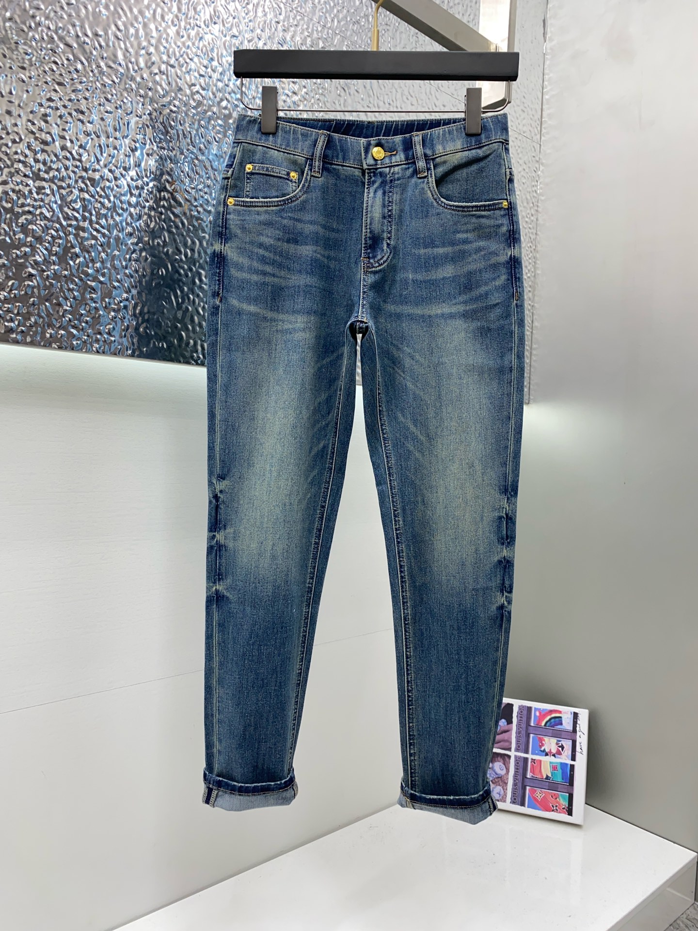 P678 VT 2025SS Men’s Jeans: Original Pure Blood Style, Unmatched Sales Success, Crafty Aesthetics, Japanese Fabric. - 图片 2