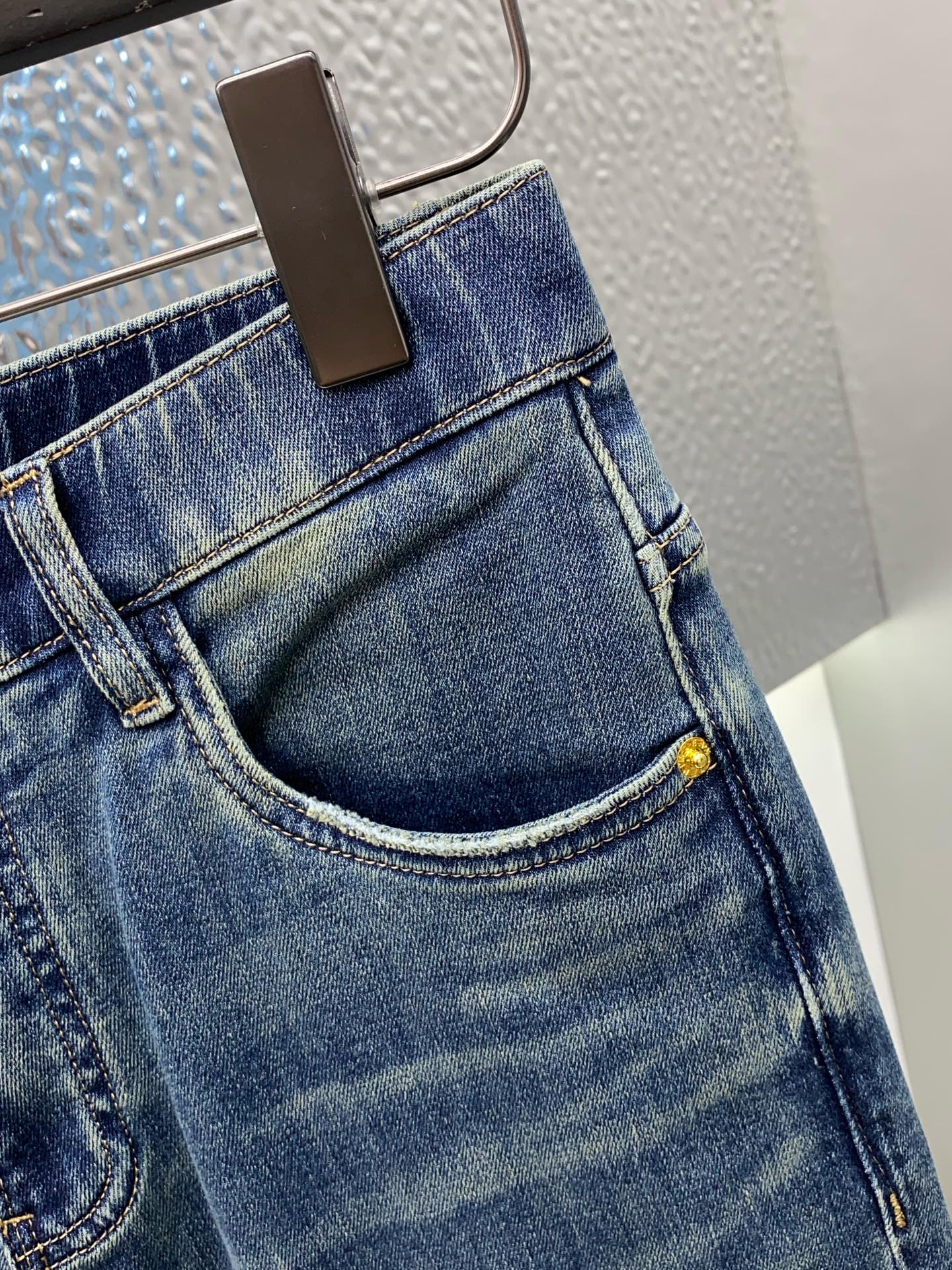 P678 VT 2025SS Men’s Jeans: Original Pure Blood Style, Unmatched Sales Success, Crafty Aesthetics, Japanese Fabric. - 图片 4