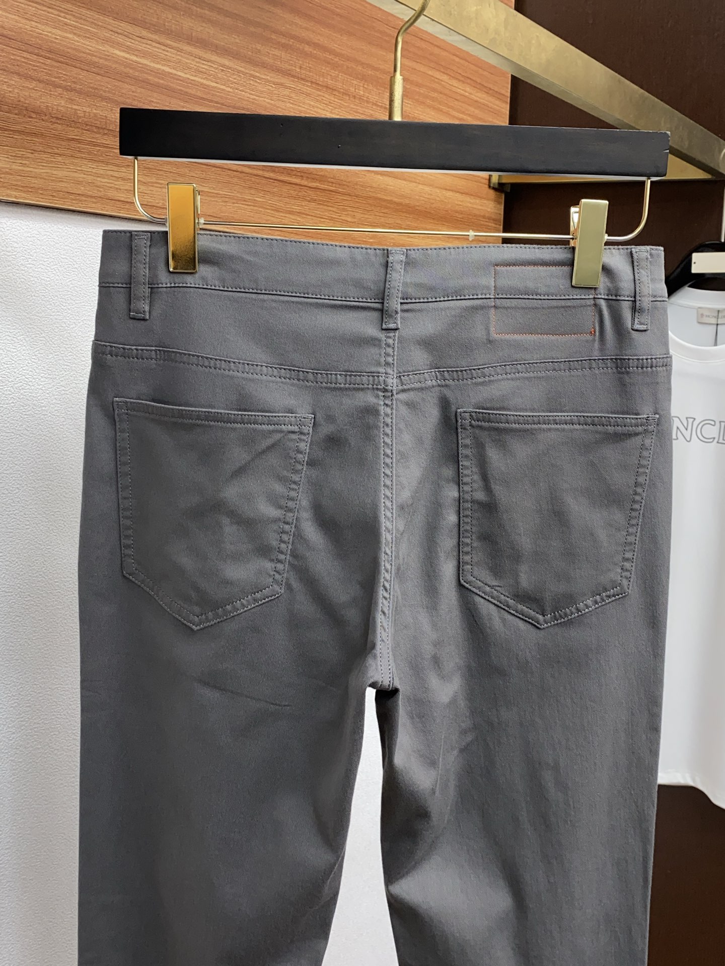 Moncler Men's Gray Five-Pocket Casual Pants - Clean and Comfortable Fit 10 i1740483937826 726 0 8