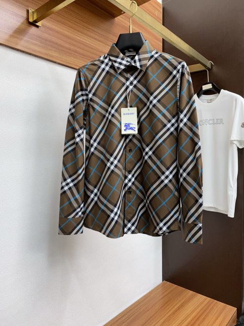 Burberry Classic Fit Long-Sleeve Plaid Shirt, Cotton, S-XXL 1 Burberry Classic Fit Long-Sleeve Plaid Shirt, Cotton, S-XXL