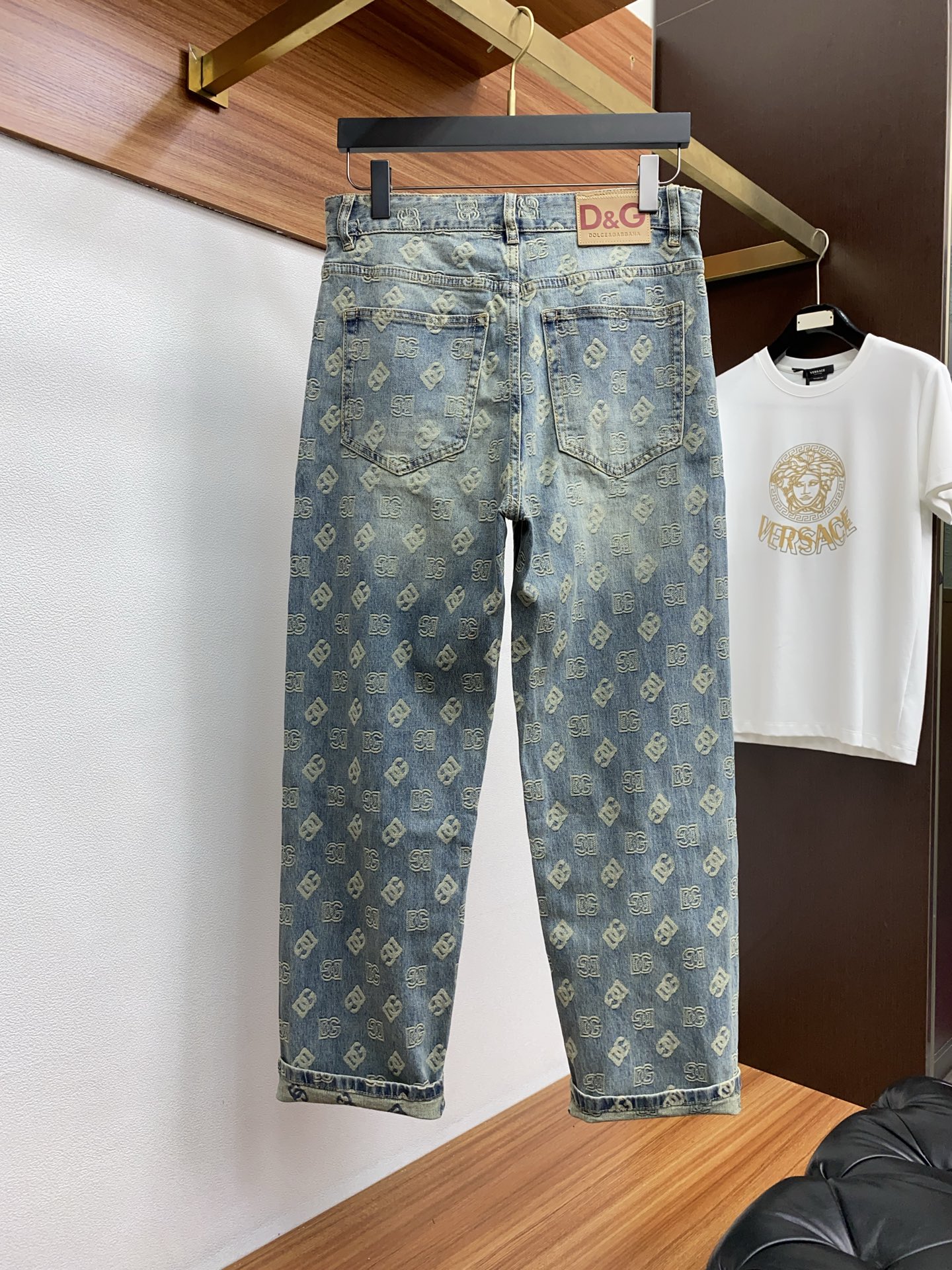  DG 25男士牛仔裤原厂原布原洗水！进口原版水洗弹力面料，复杂的手工艺叠加，任何一个洗水环节多停留几秒