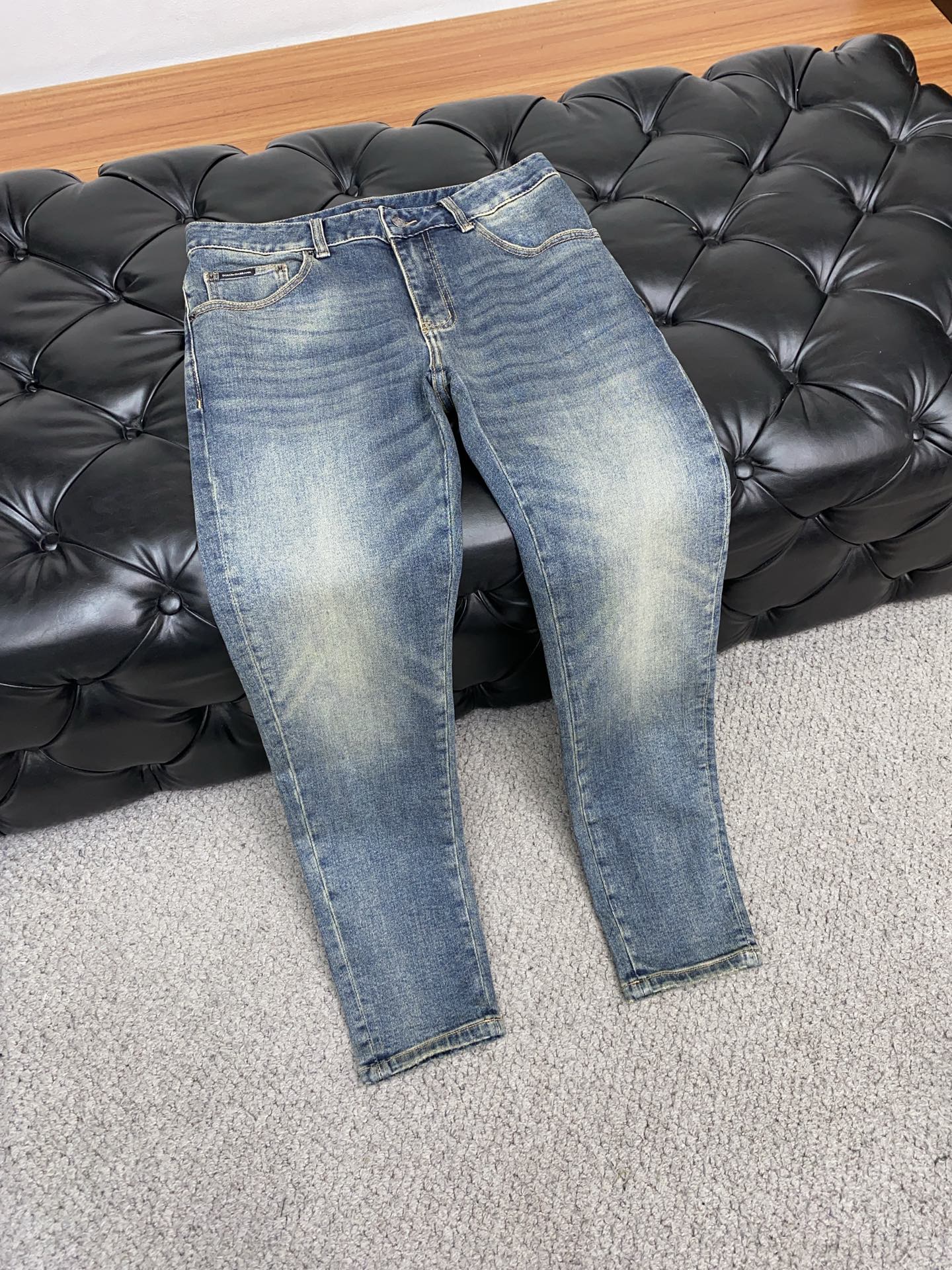  DG 25男士牛仔裤原厂原布原洗水！进口原版水洗弹力面料，复杂的手工艺叠加，任何一个洗水环节多停留几秒