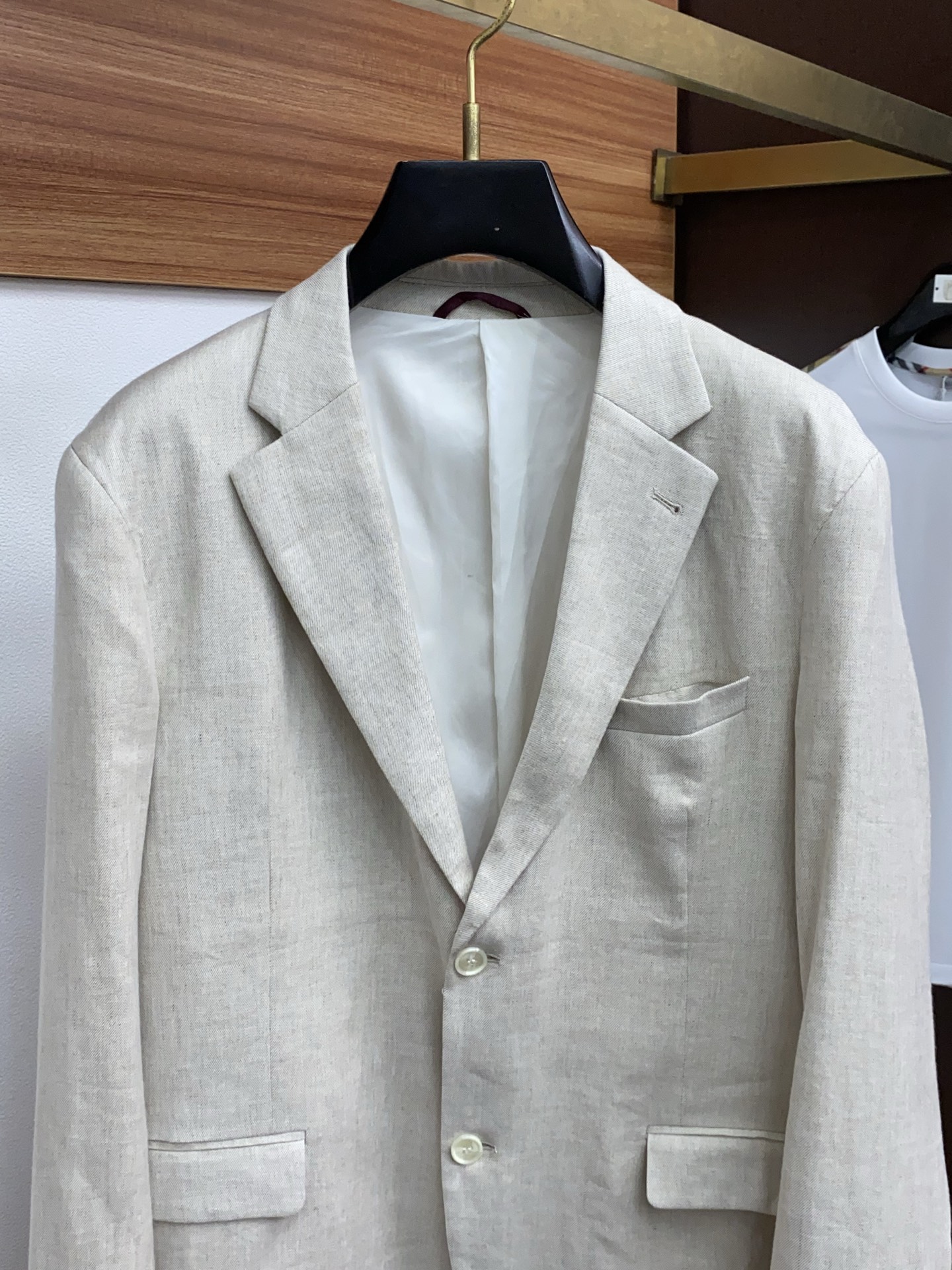BC 2025 Men’s Linen Suit: High-End Business Charm with Classic Tailoring - 图片 2